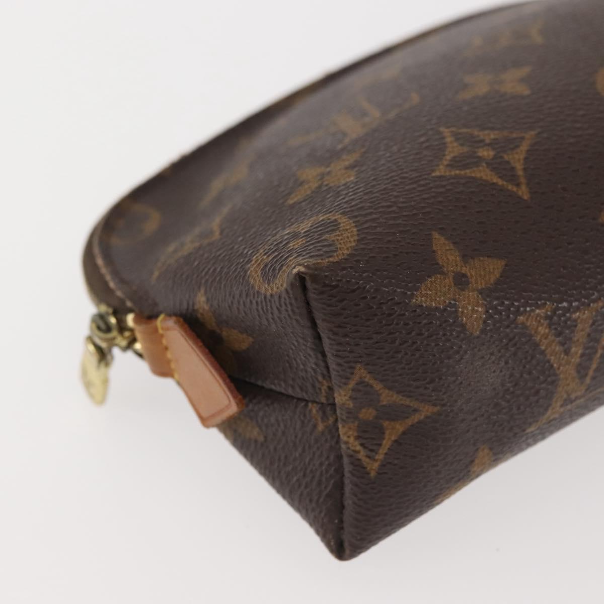 LOUIS VUITTON Monogram Pochette Cosmetic PM Pouch M43998 LV Auth 143783