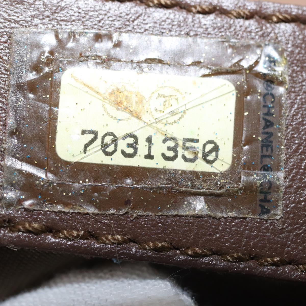 CHANEL New Travel Line Tote Bag Nylon Khaki CC Auth 143817