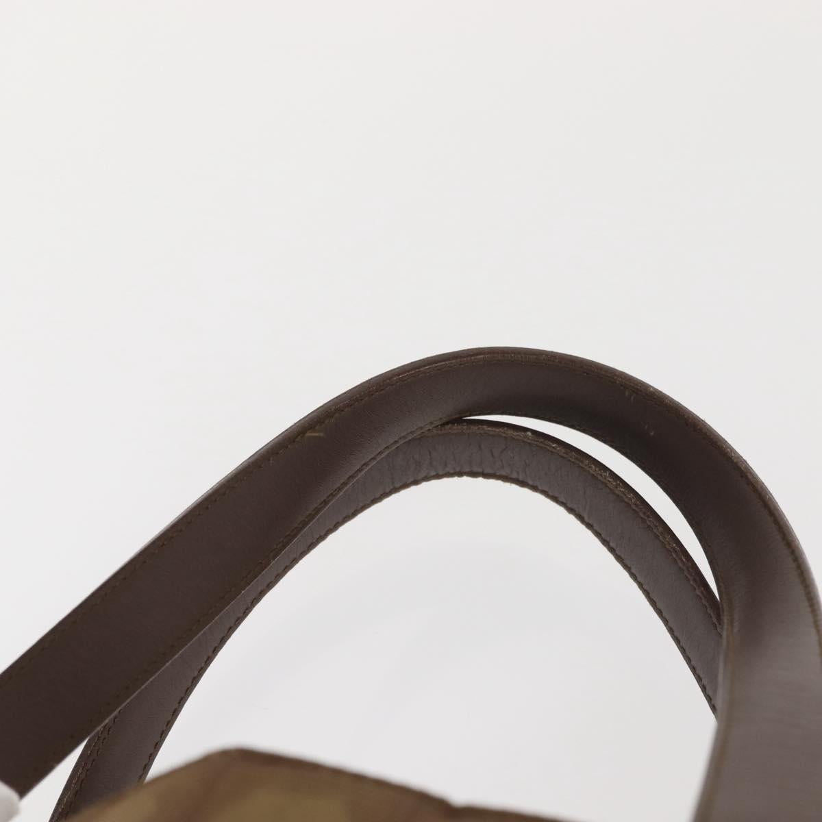 CHANEL New Travel Line Tote Bag Nylon Khaki CC Auth 143817