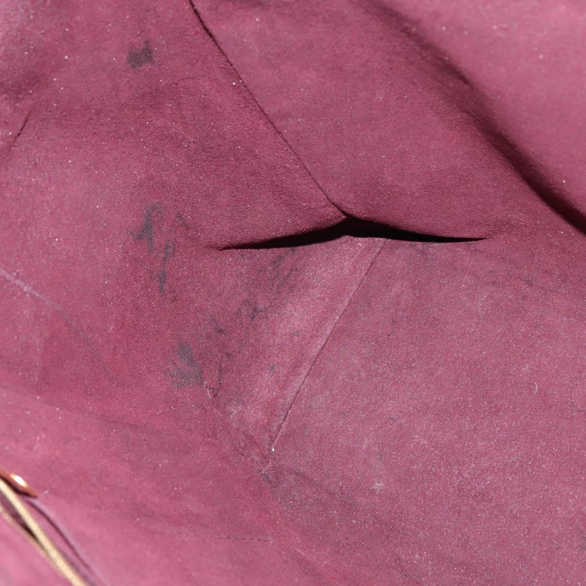 LOUIS VUITTON Damier Ebene Greenwich Hand Bag 2way N41337 LV Auth 143834