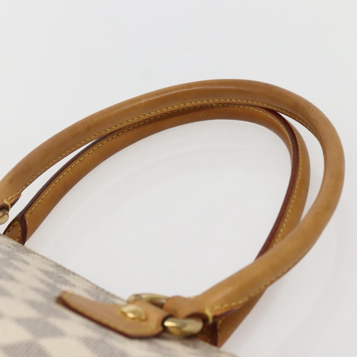 LOUIS VUITTON Damier Azur Saleya MM Tote Bag N51185 LV Auth 143835