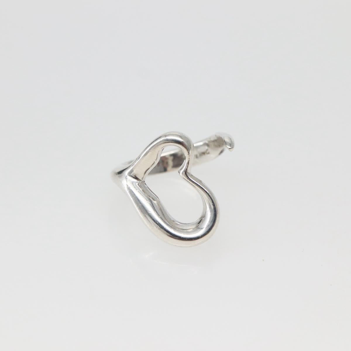 TIFFANY&Co. Open Heart Ring Ag925 Silver Auth 143839