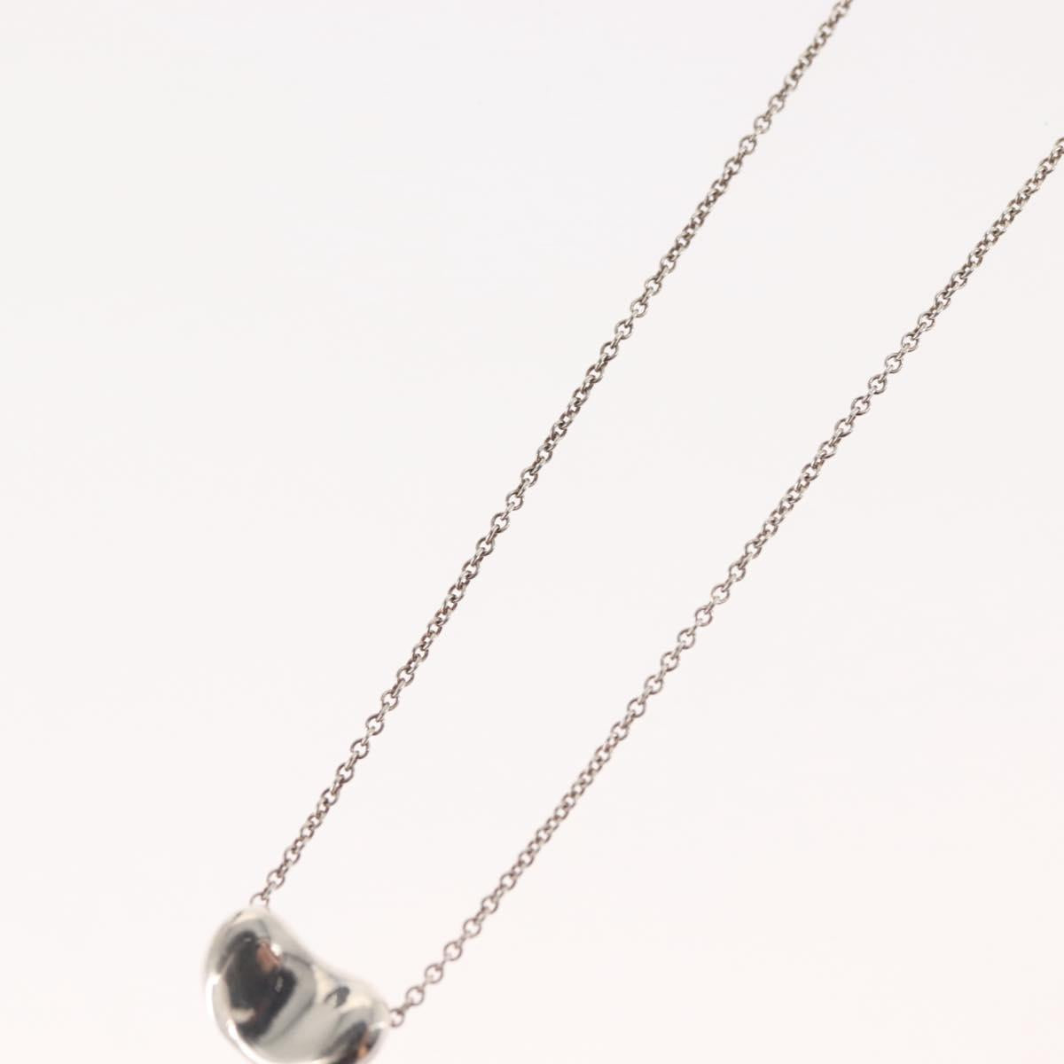TIFFANY&Co. Bean Necklace Ag925 Silver Auth 143841