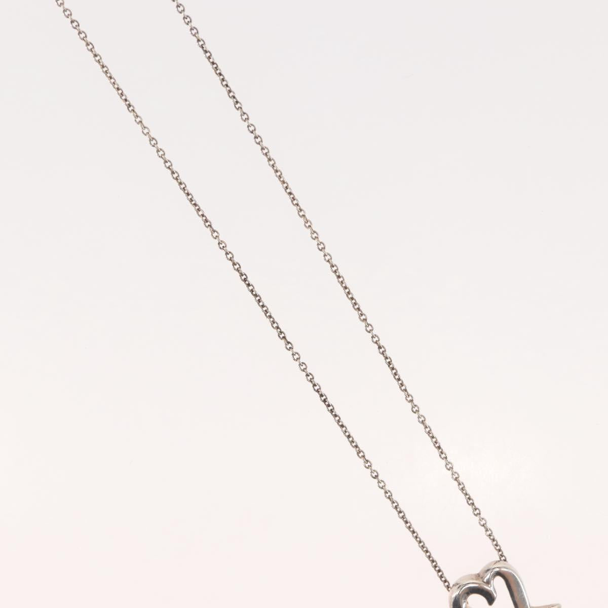 TIFFANY&Co. Loving Heart Necklace Ag925 Silver Auth 143847