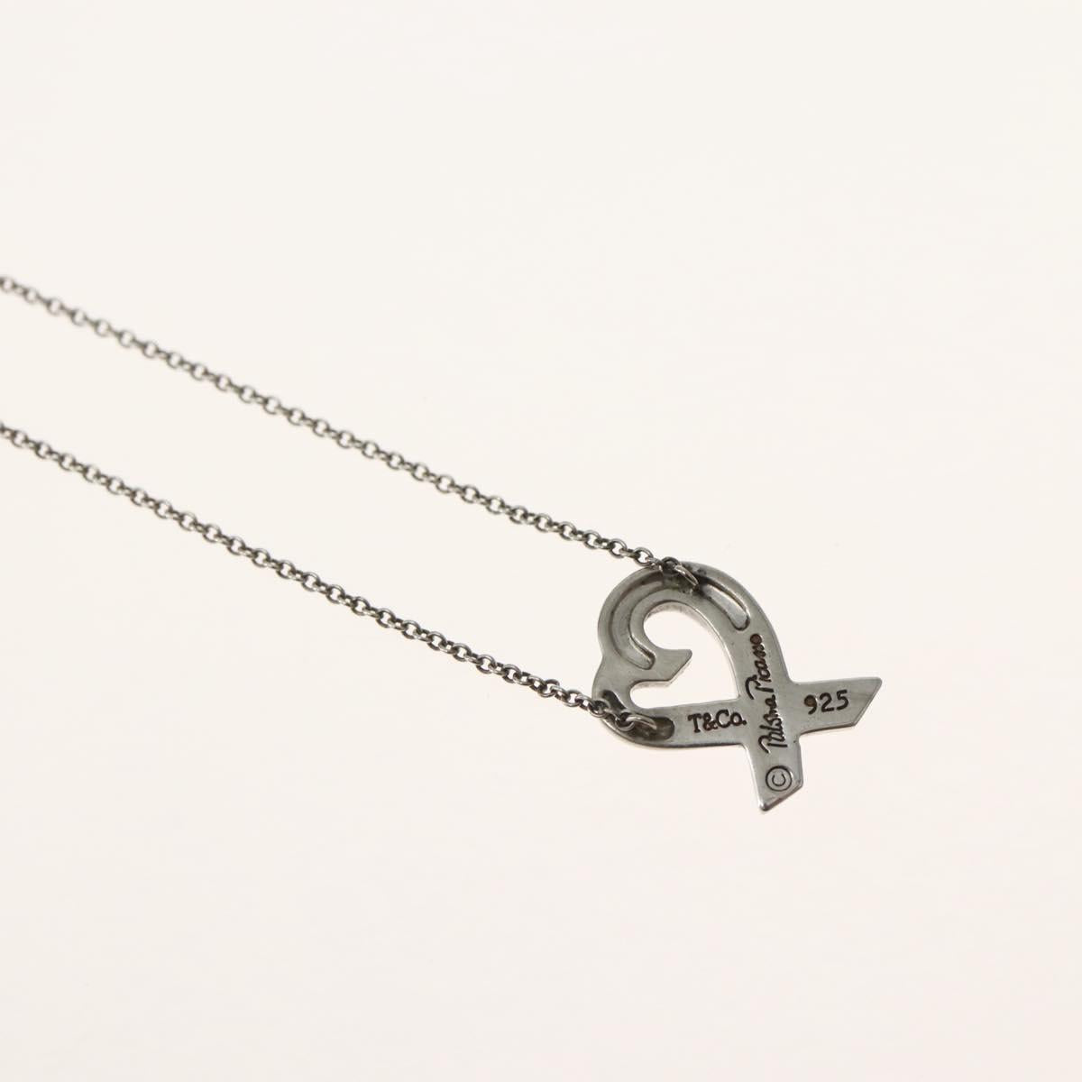 TIFFANY&Co. Loving Heart Necklace Ag925 Silver Auth 143850