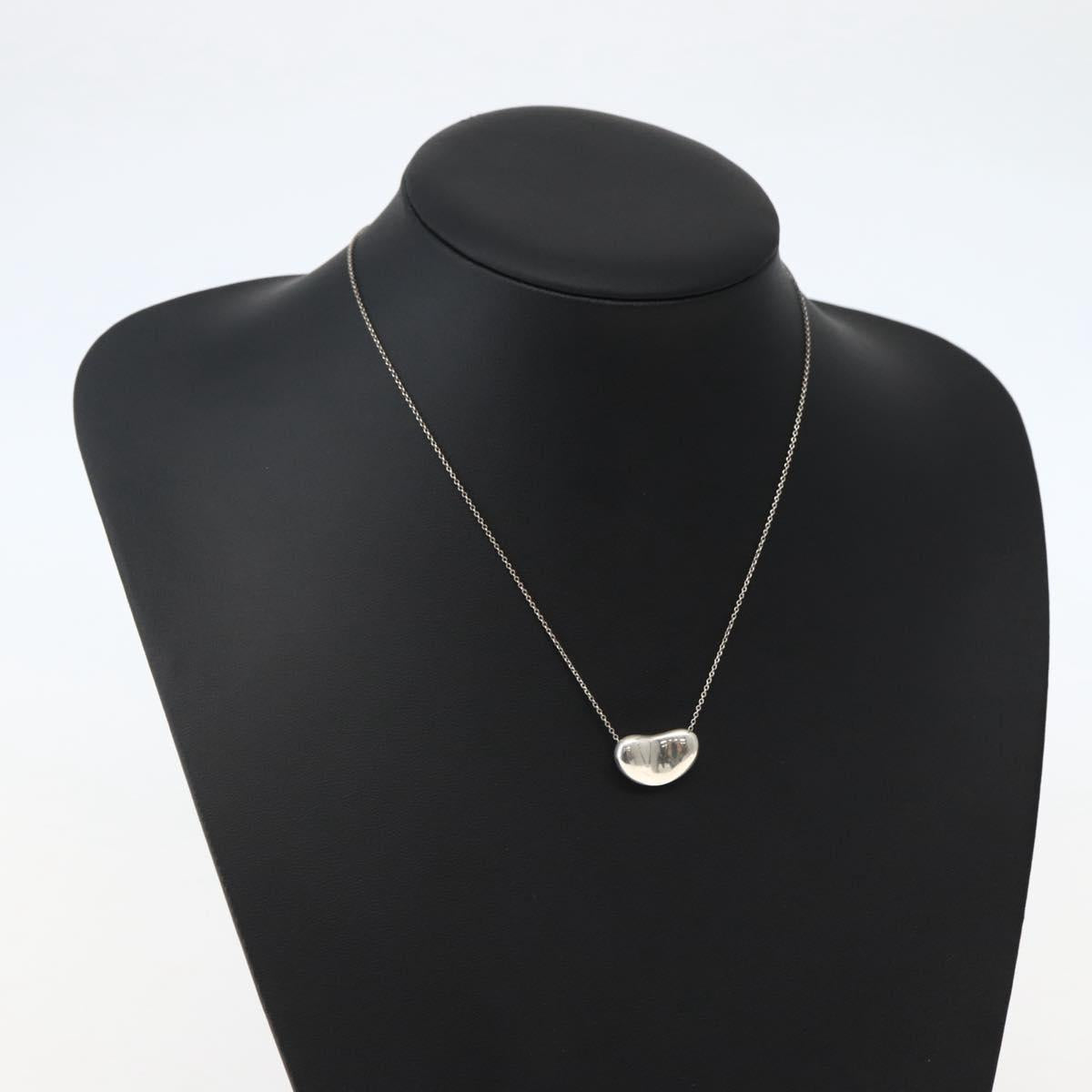 TIFFANY&Co. Bean Necklace Ag925 Silver Auth 143852
