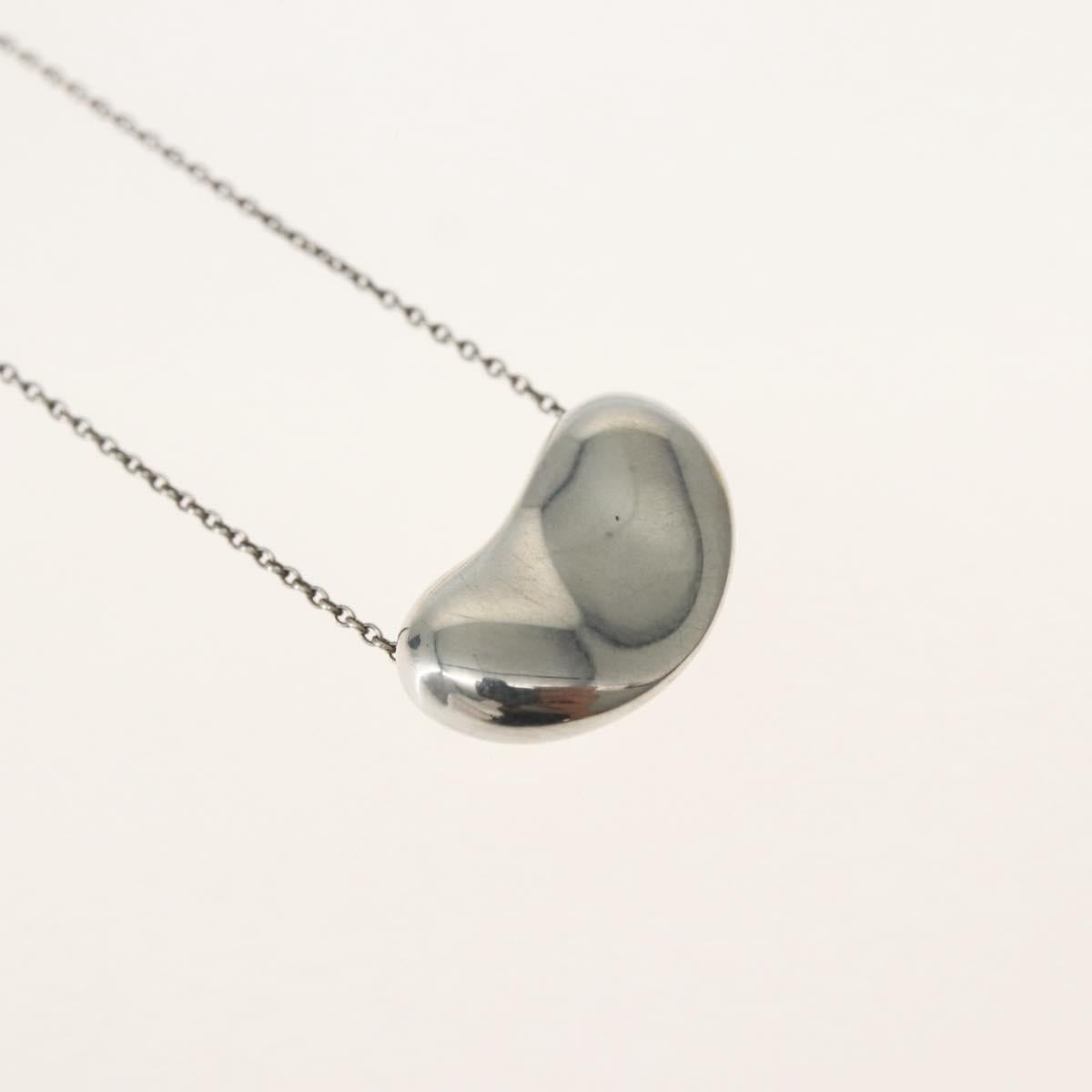 TIFFANY&Co. Bean Necklace Ag925 Silver Auth 143852
