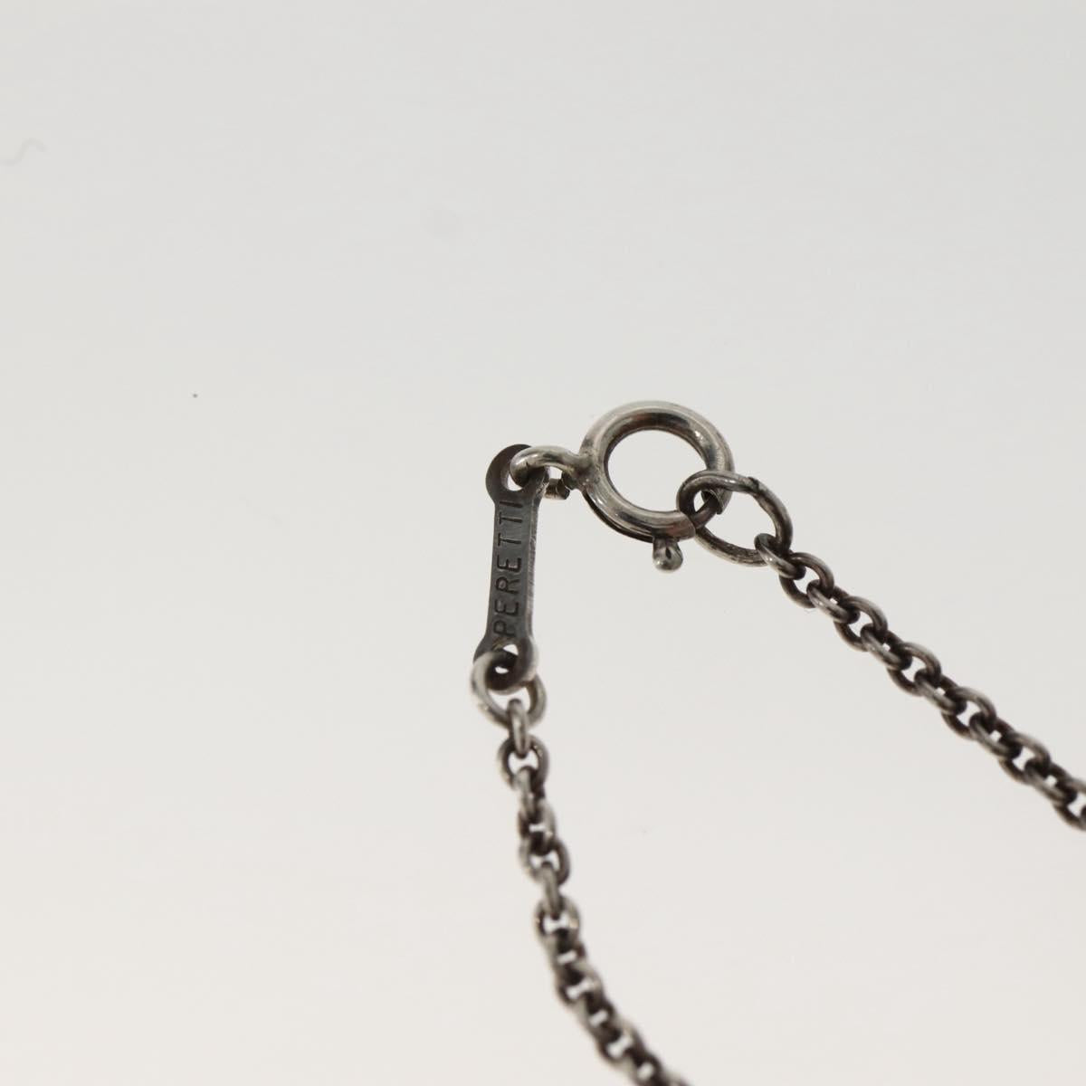 TIFFANY&Co. Bean Necklace Ag925 Silver Auth 143853