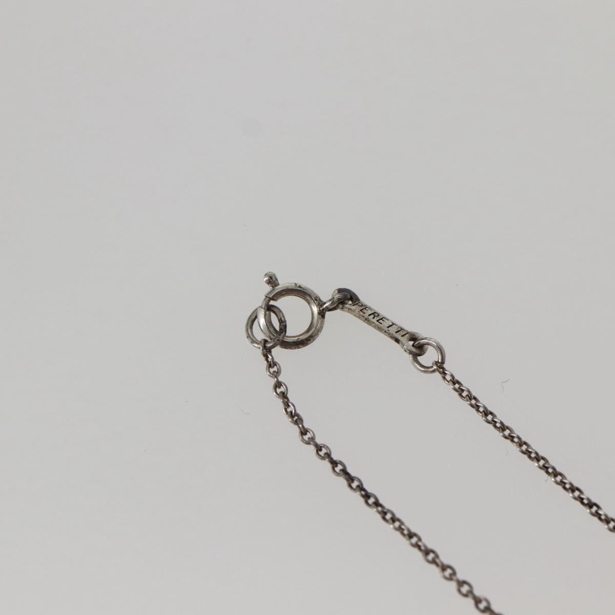 TIFFANY&Co. Bean Necklace Ag925 Silver Auth 143854