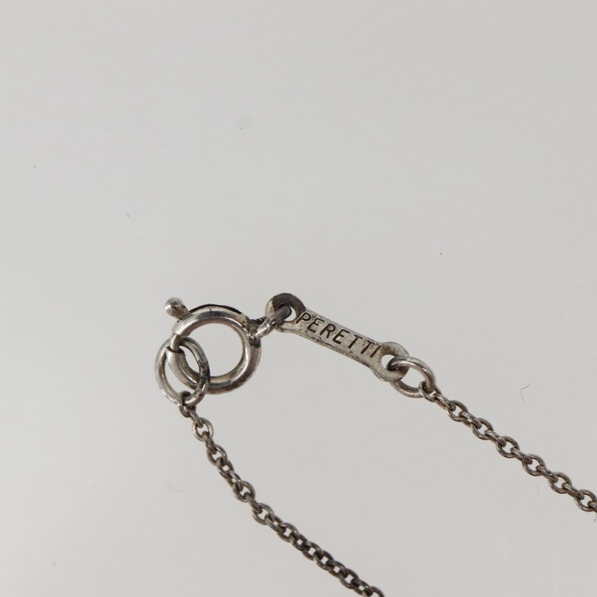 TIFFANY&Co. Bean Necklace Ag925 Silver Auth 143854
