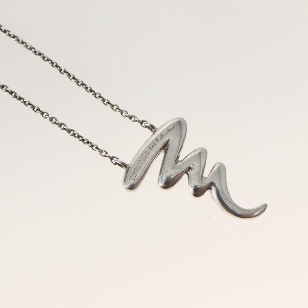 TIFFANY&Co. Scribble Necklace Ag925 Silver Auth 143855