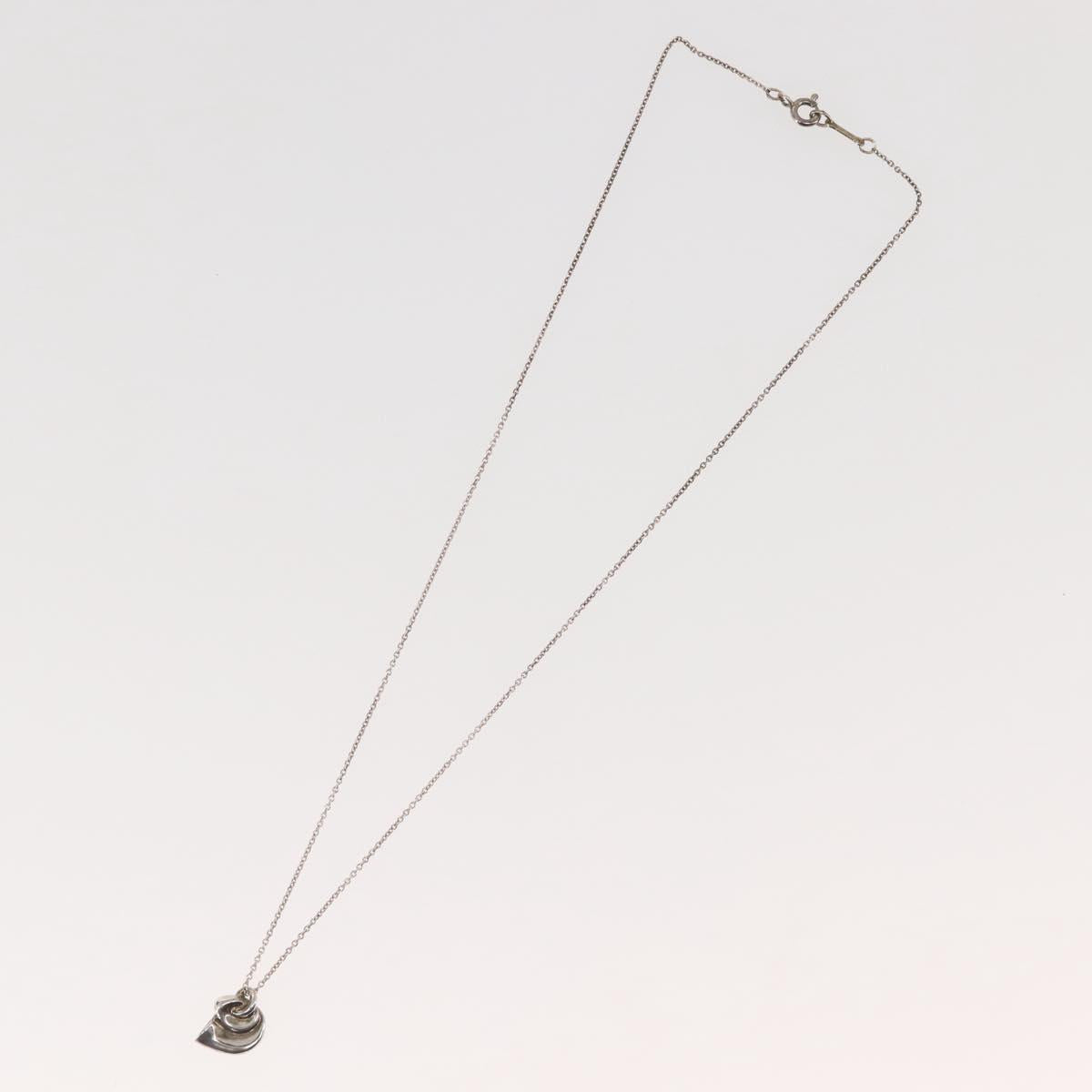 TIFFANY&Co. Horn Necklace Ag925 Silver Auth 143859