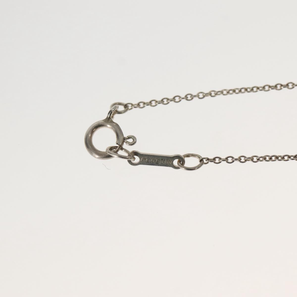 TIFFANY&Co. Bean Necklace Ag925 Silver Auth 143862