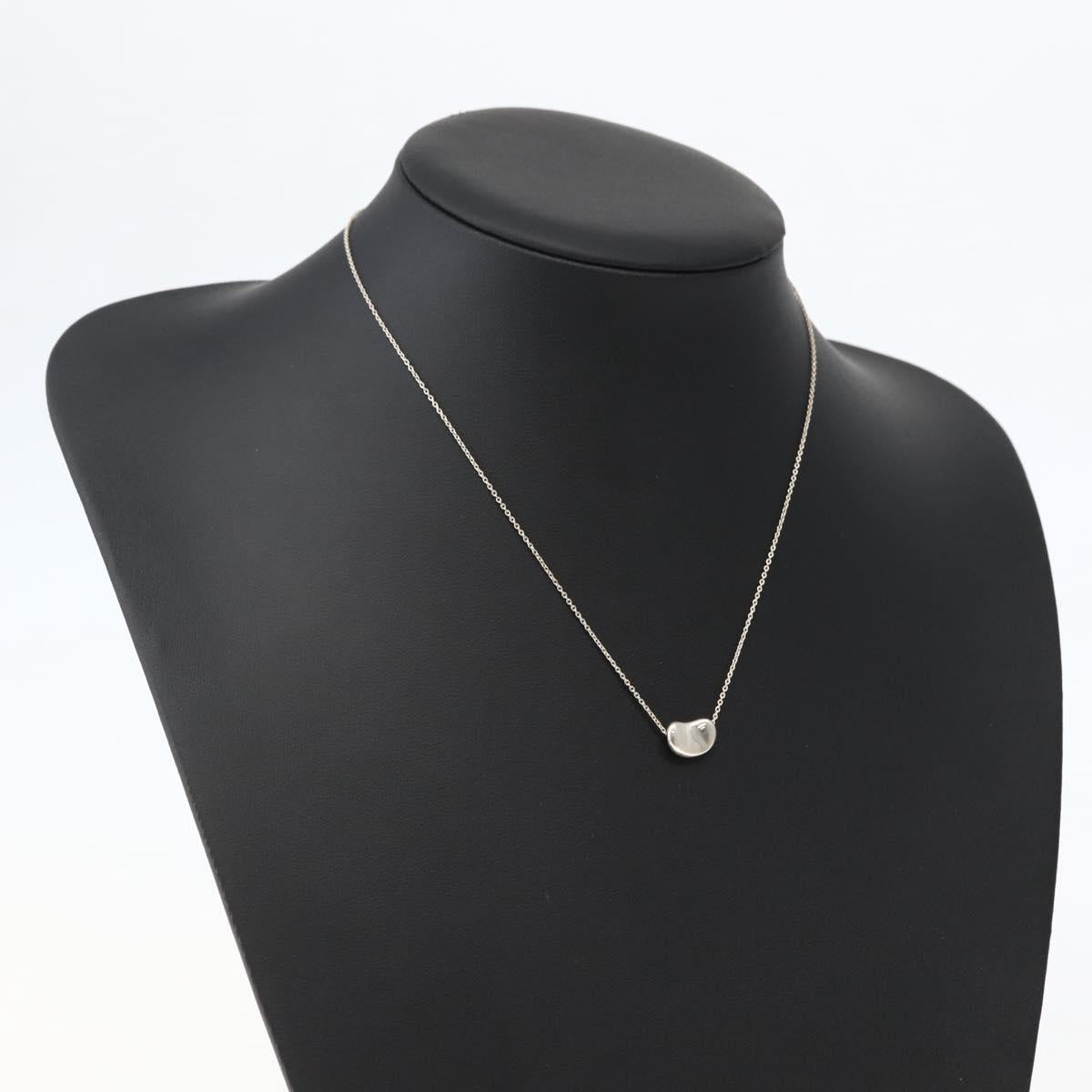TIFFANY&Co. Bean Necklace Ag925 Silver Auth 143862