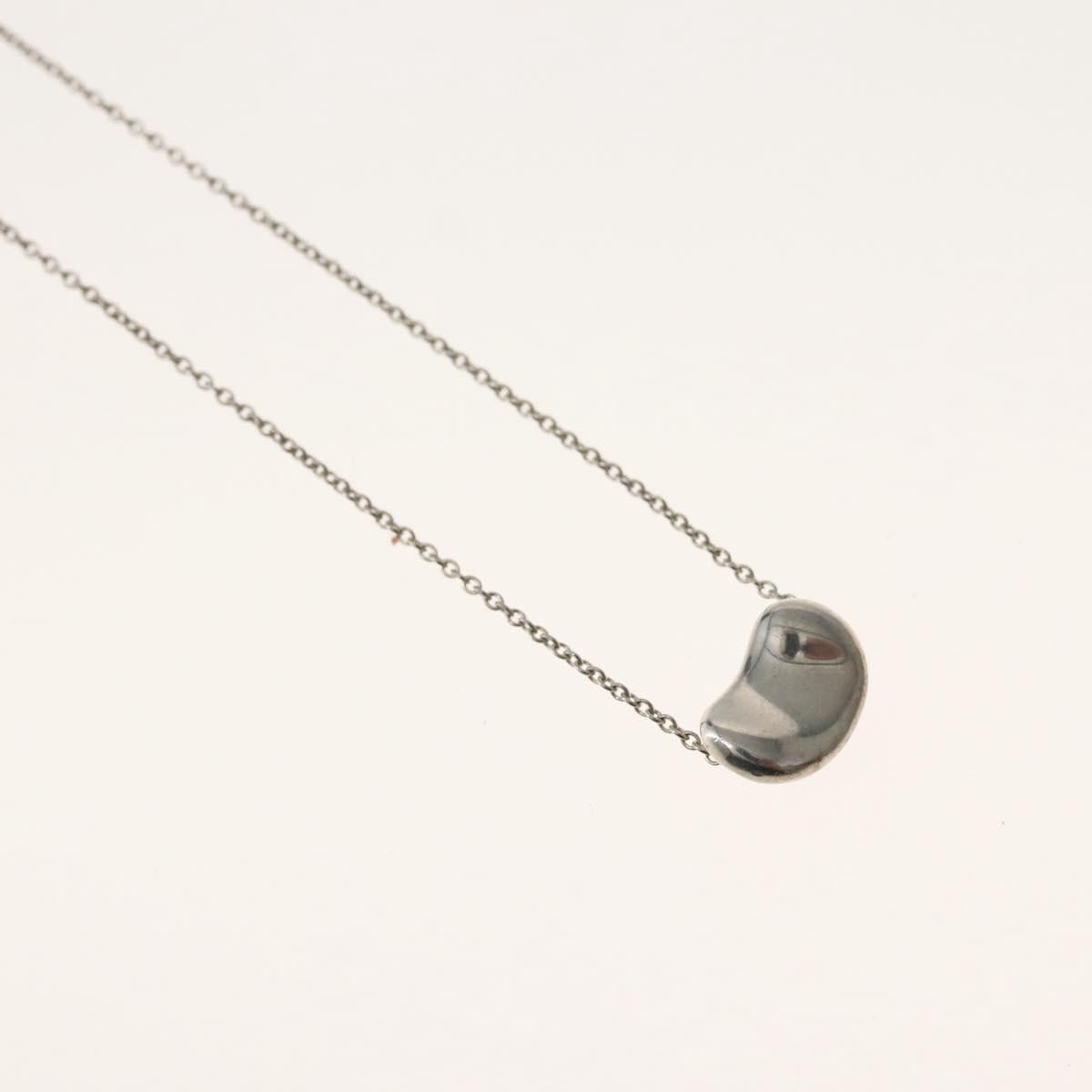 TIFFANY&Co. Bean Necklace Ag925 Silver Auth 143862