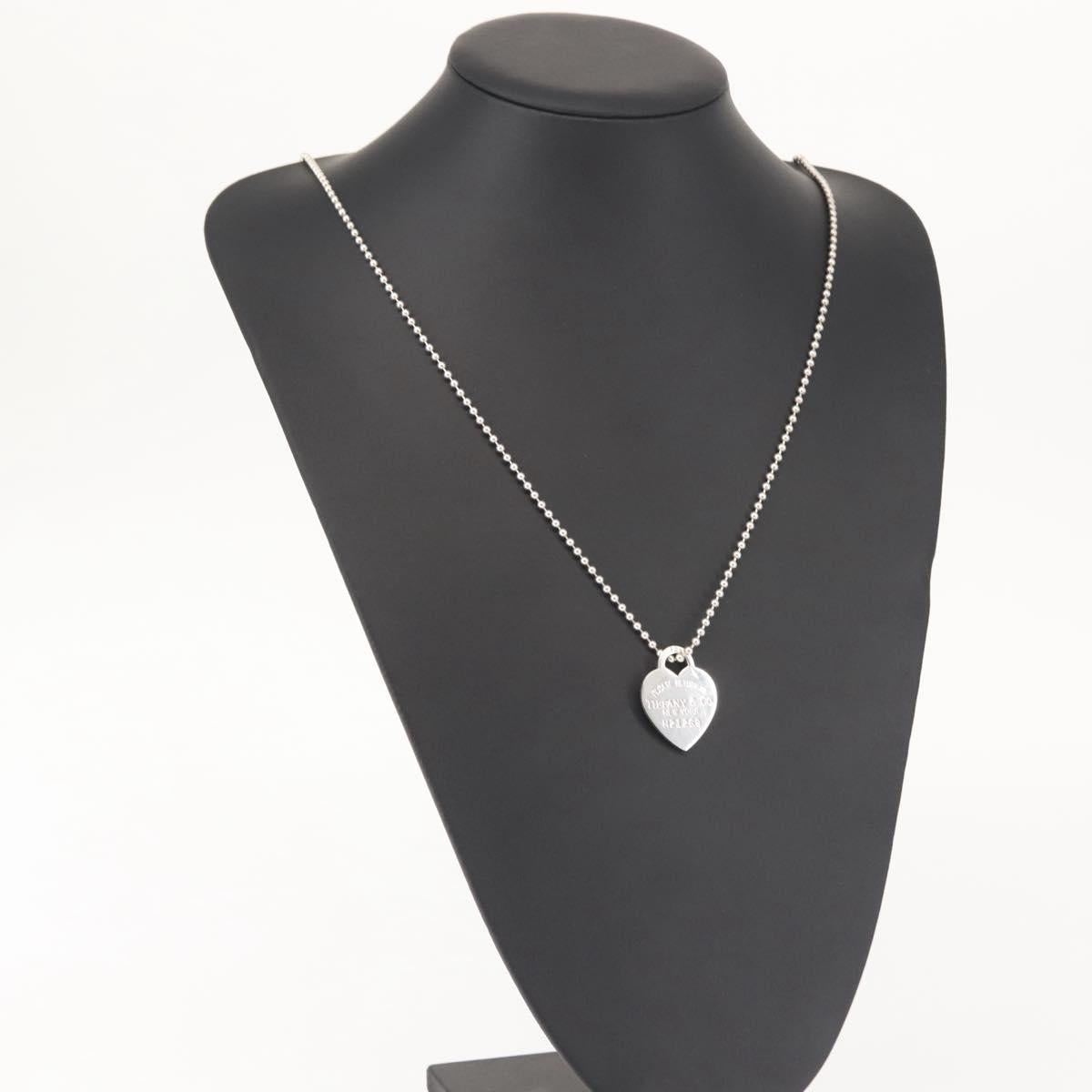 TIFFANY&Co. Return to Heart Necklace Ag925 Silver Auth 143863