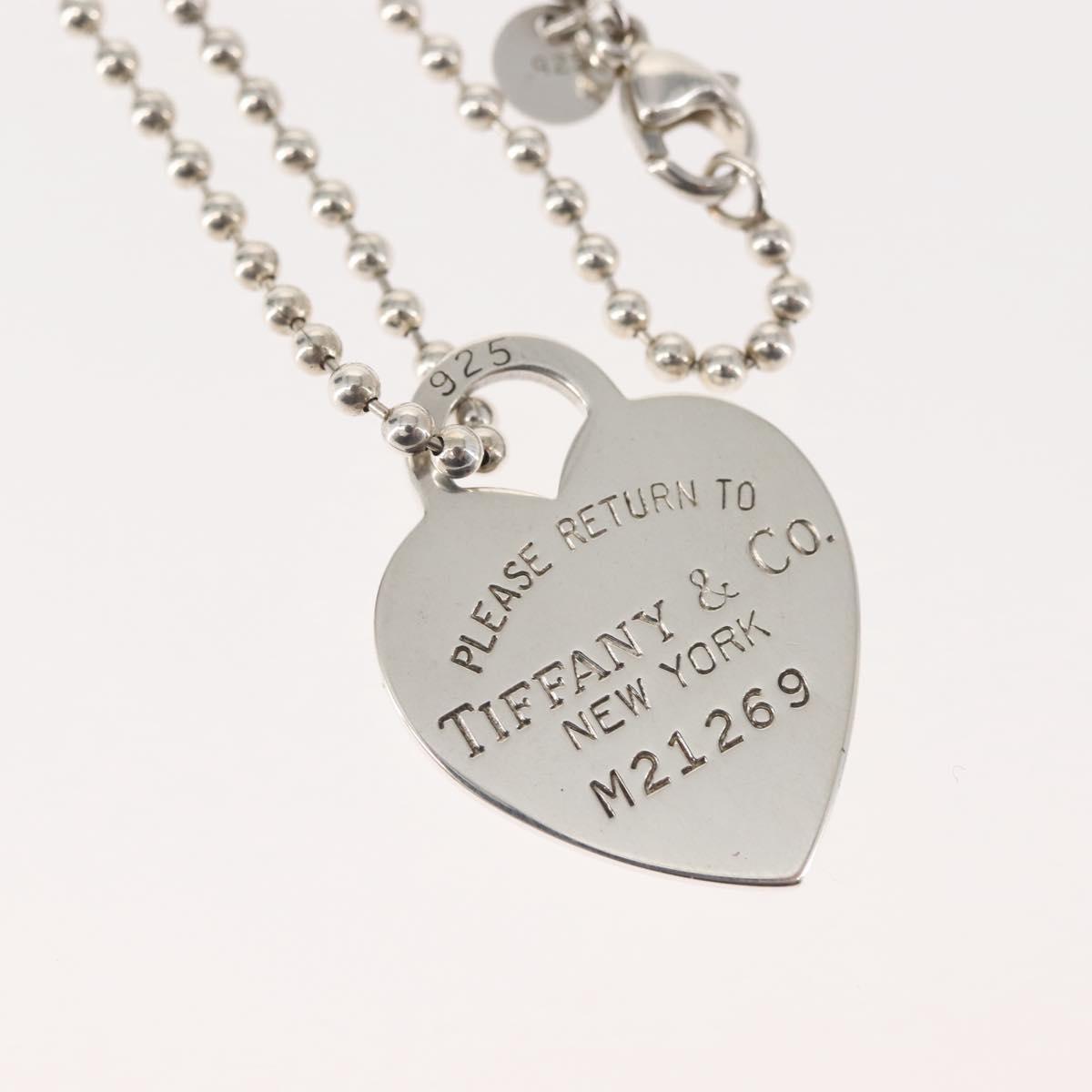 TIFFANY&Co. Return to Heart Necklace Ag925 Silver Auth 143863