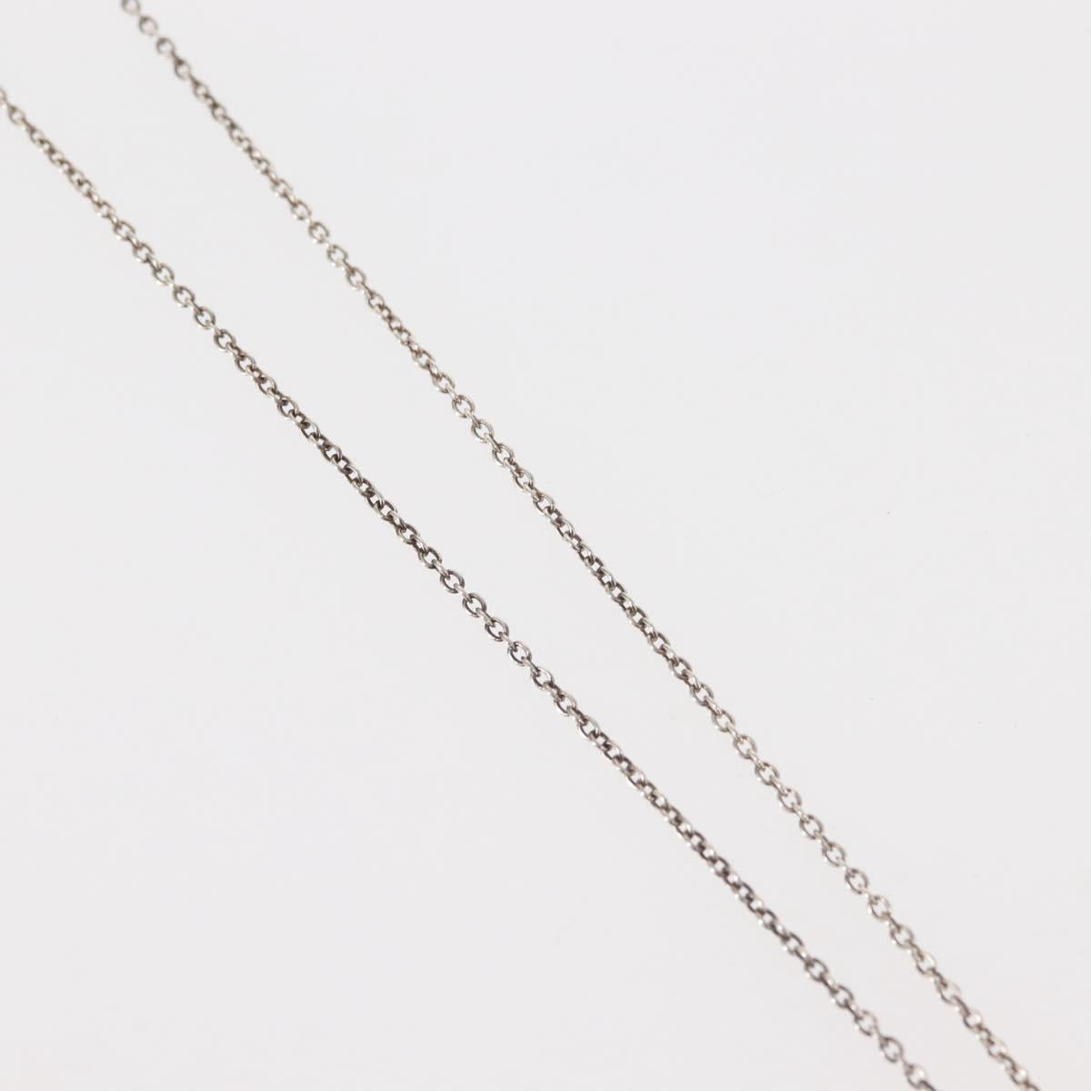 TIFFANY&Co. Open Heart Necklace Ag925 Silver Auth 143864