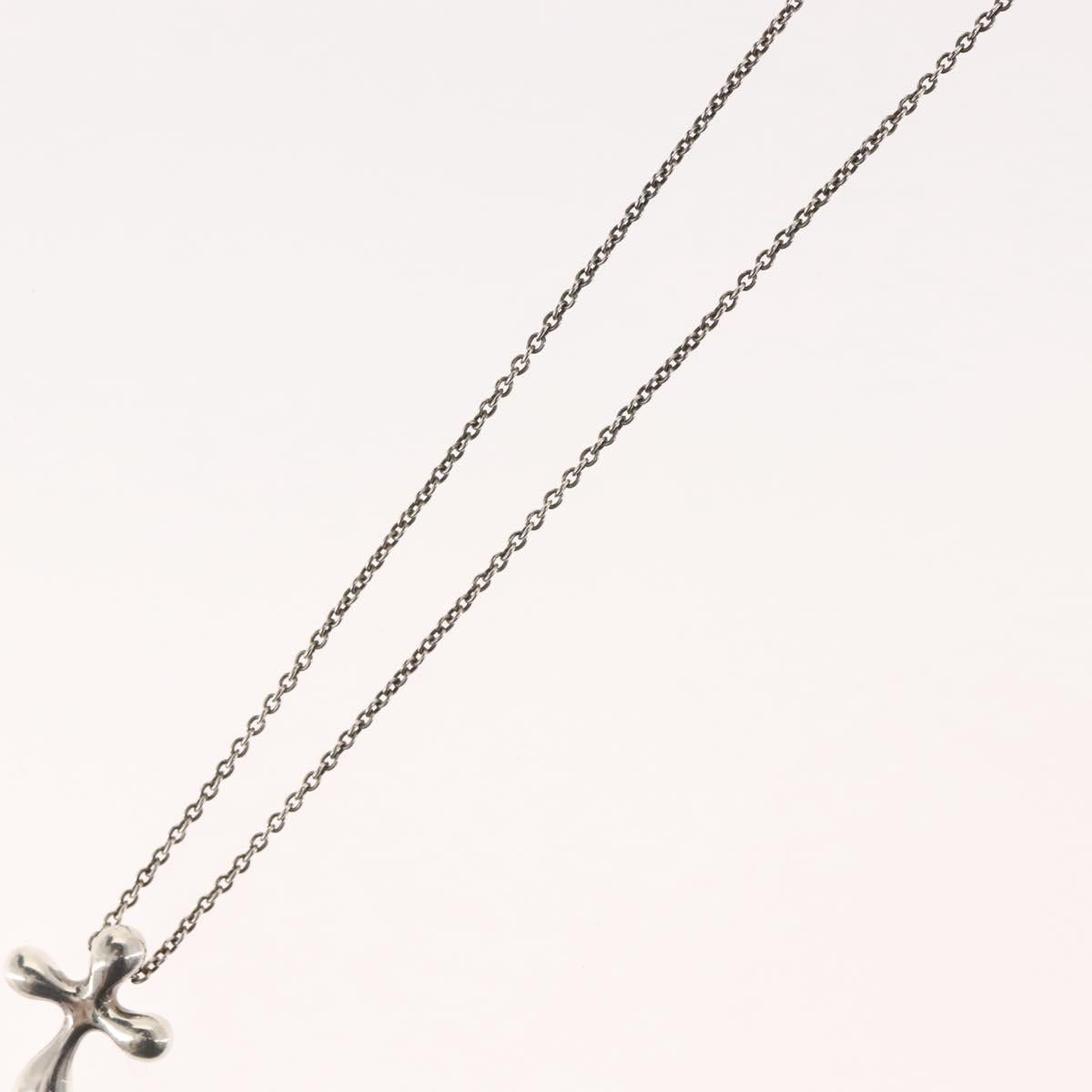 TIFFANY&Co. Cross Necklace Ag925 Silver Auth 143868