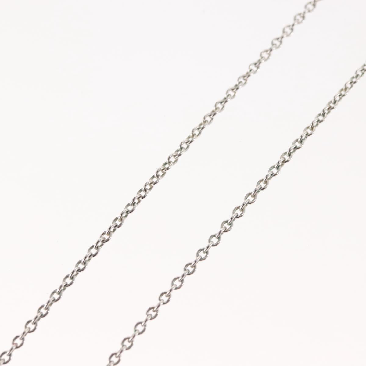 Christian Dior Necklace metal Silver Auth 143869
