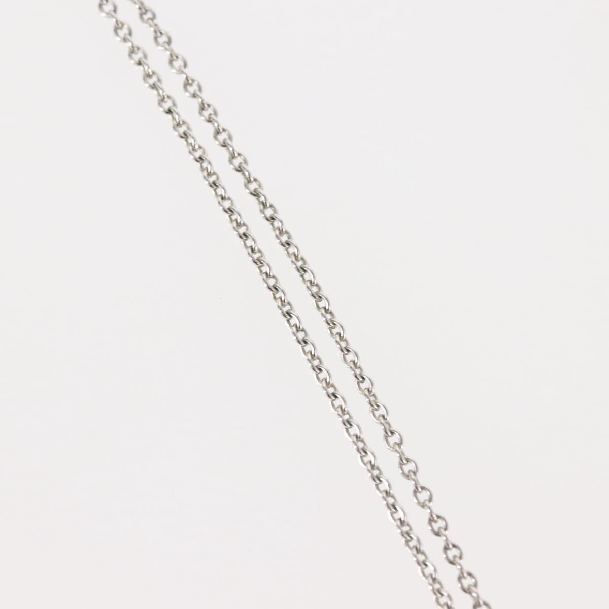 Christian Dior Necklace metal Silver Auth 143869