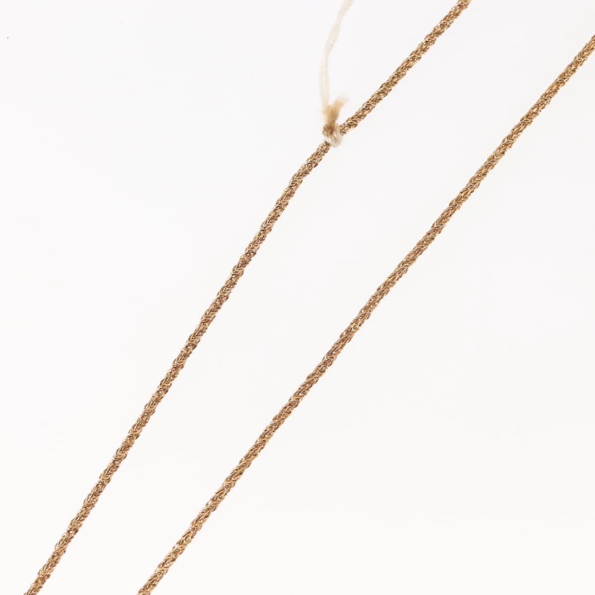 Christian Dior Necklace metal Gold Auth 143871