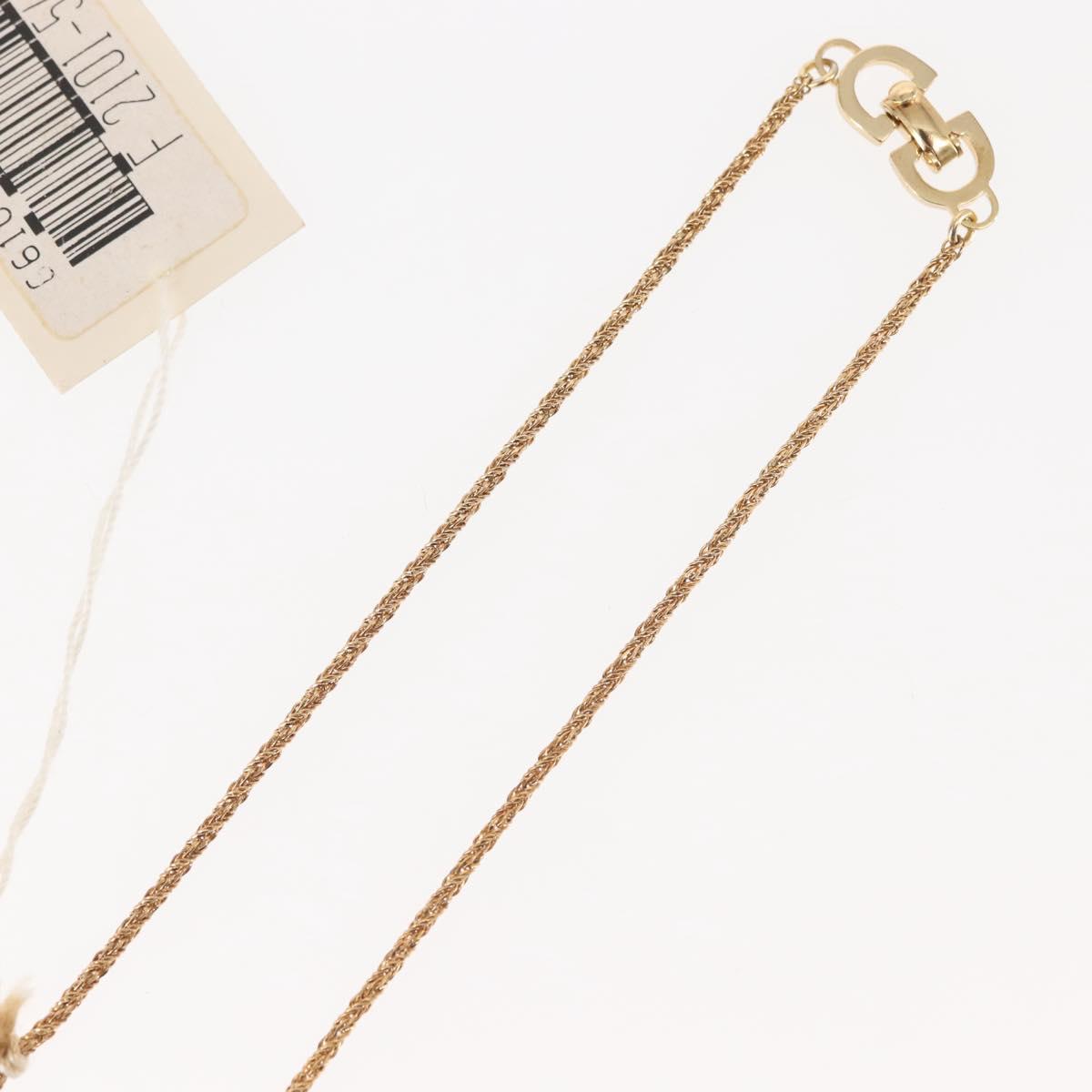 Christian Dior Necklace metal Gold Auth 143871