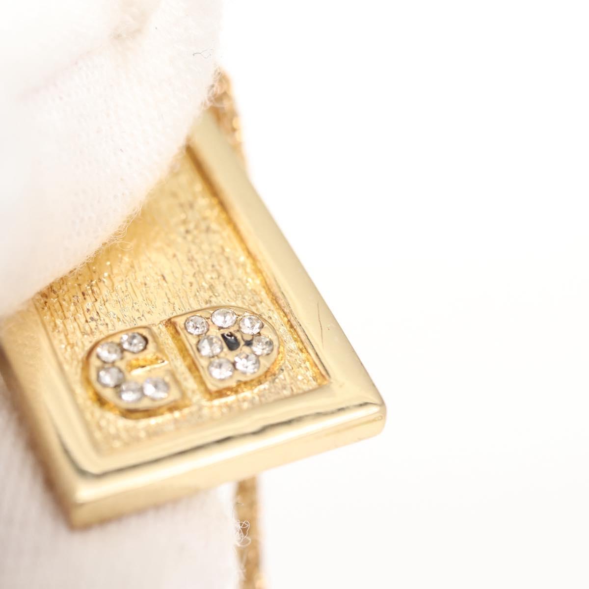 Christian Dior Necklace metal Gold Auth 143871