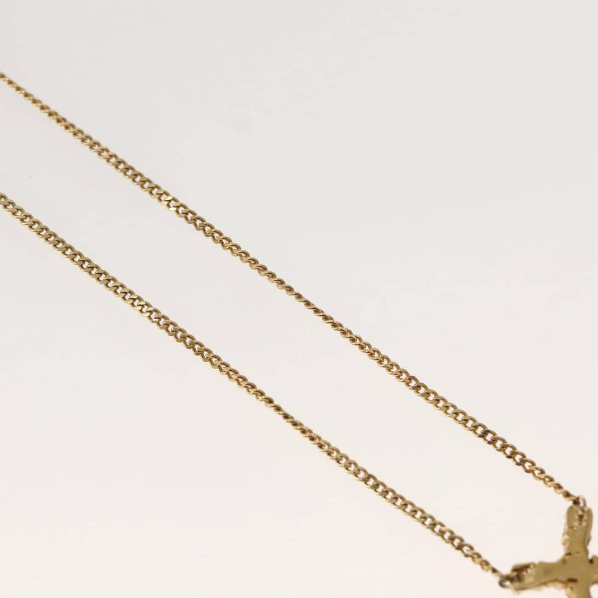 Christian Dior Necklace metal Gold Auth 143872