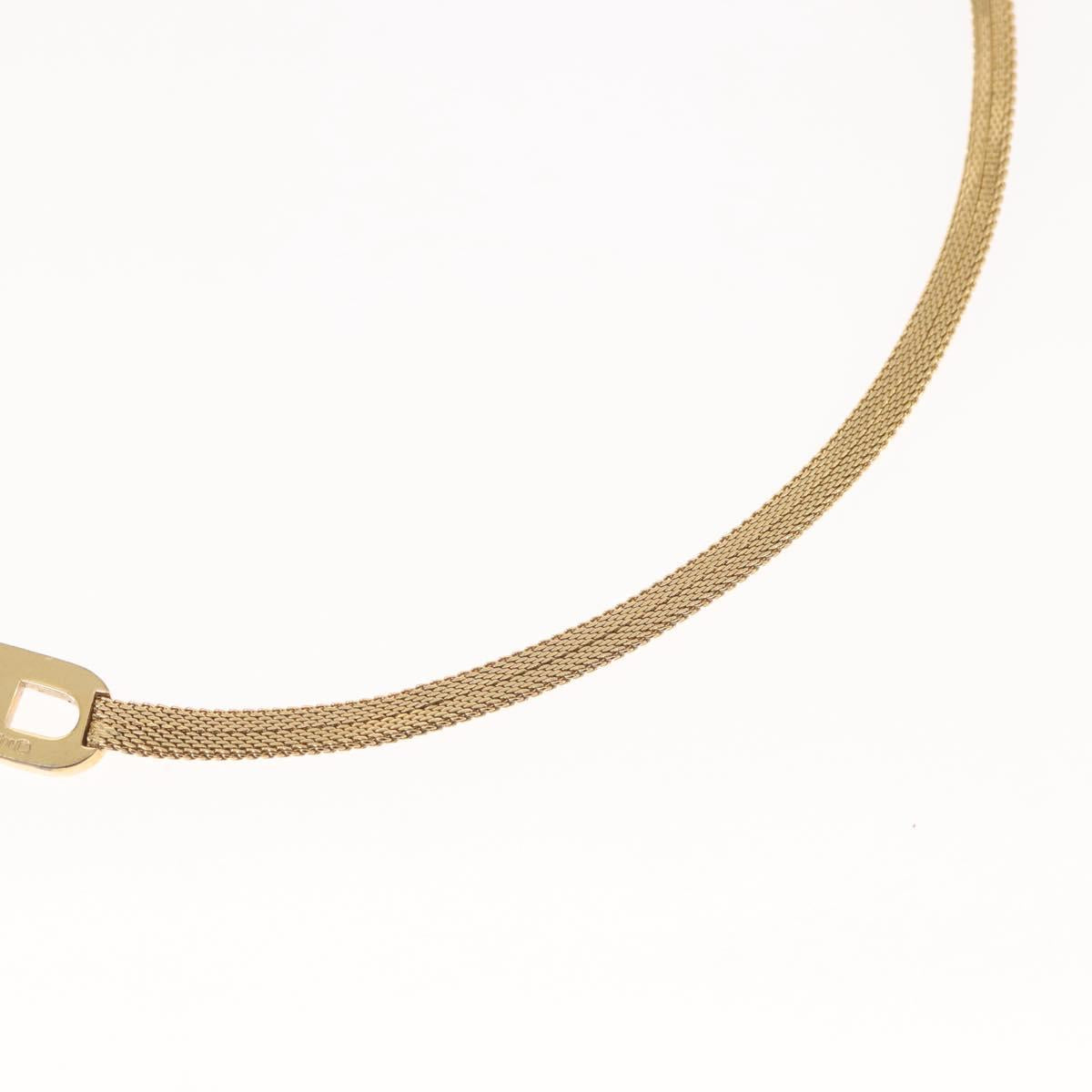 Christian Dior Choker metal Gold Auth 143873