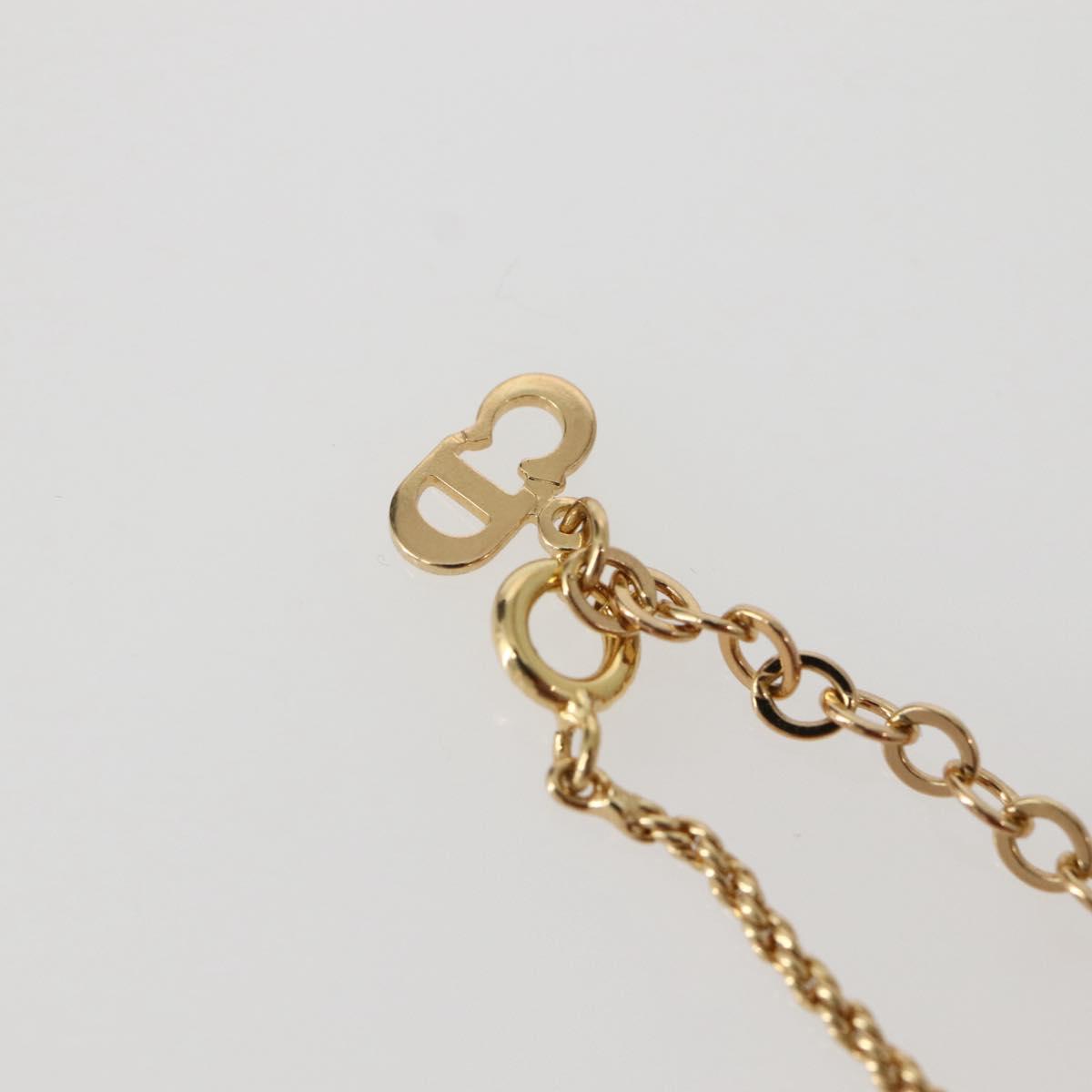 Christian Dior Necklace metal Gold Auth 143874