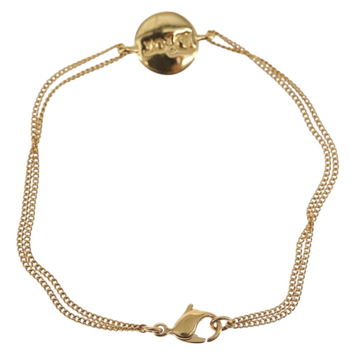Christian Dior Bracelet metal Gold Auth 143877