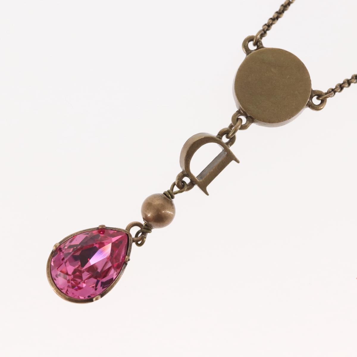 Christian Dior Necklace metal Copper Auth 143883