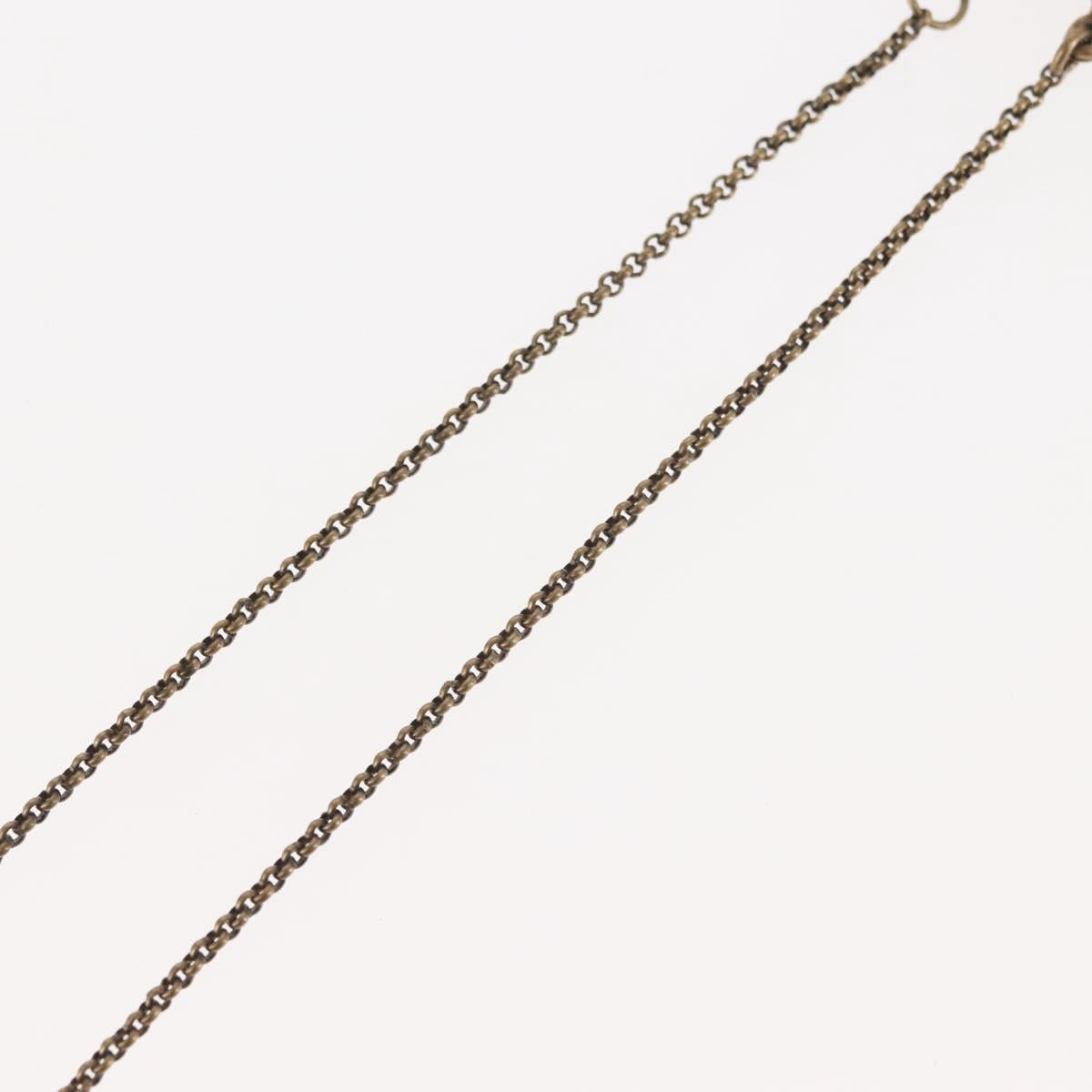 Christian Dior Necklace metal Copper Auth 143883