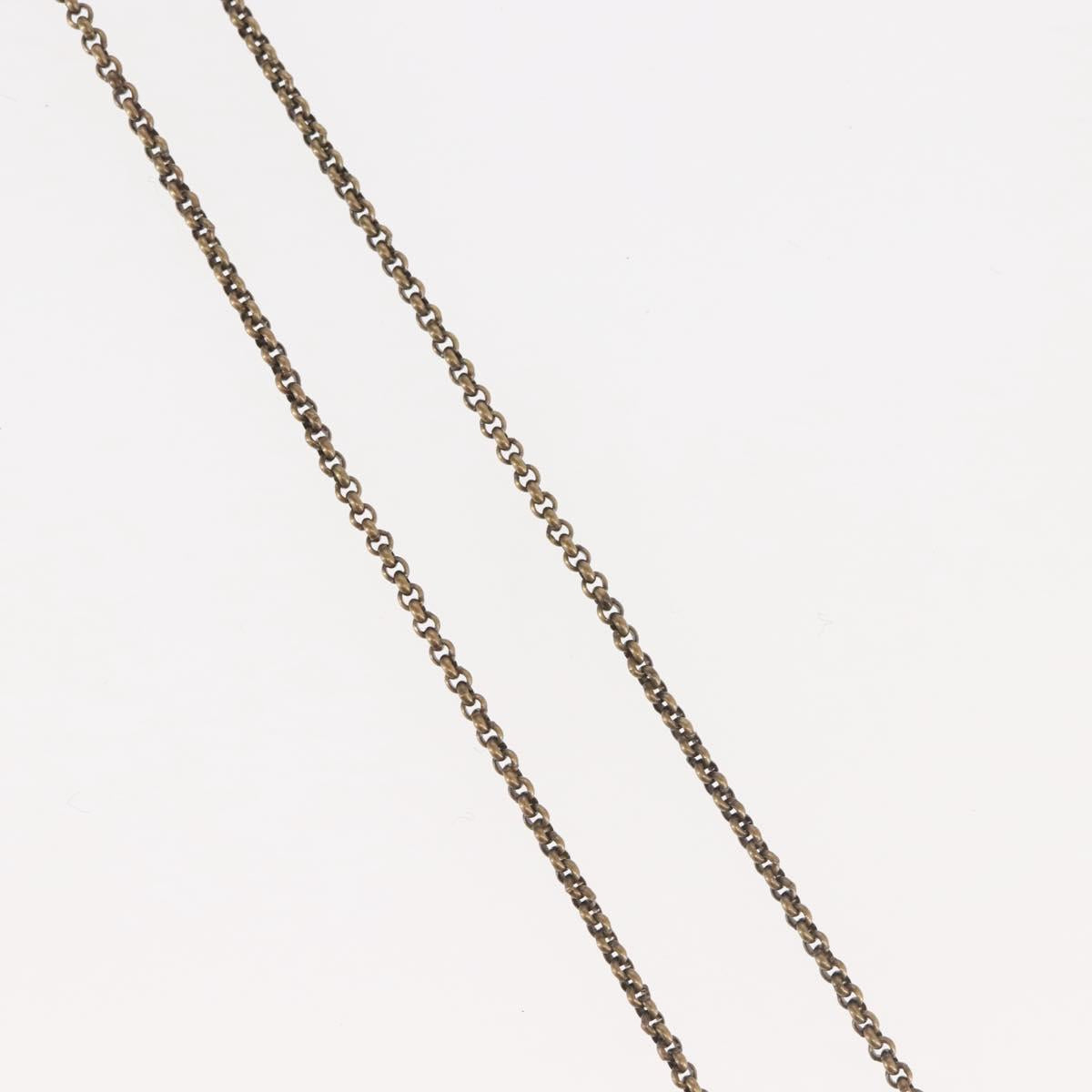 Christian Dior Necklace metal Copper Auth 143883