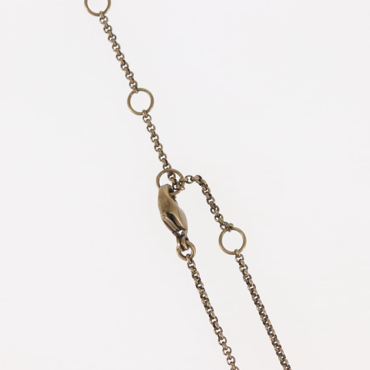 Christian Dior Necklace metal Copper Auth 143883