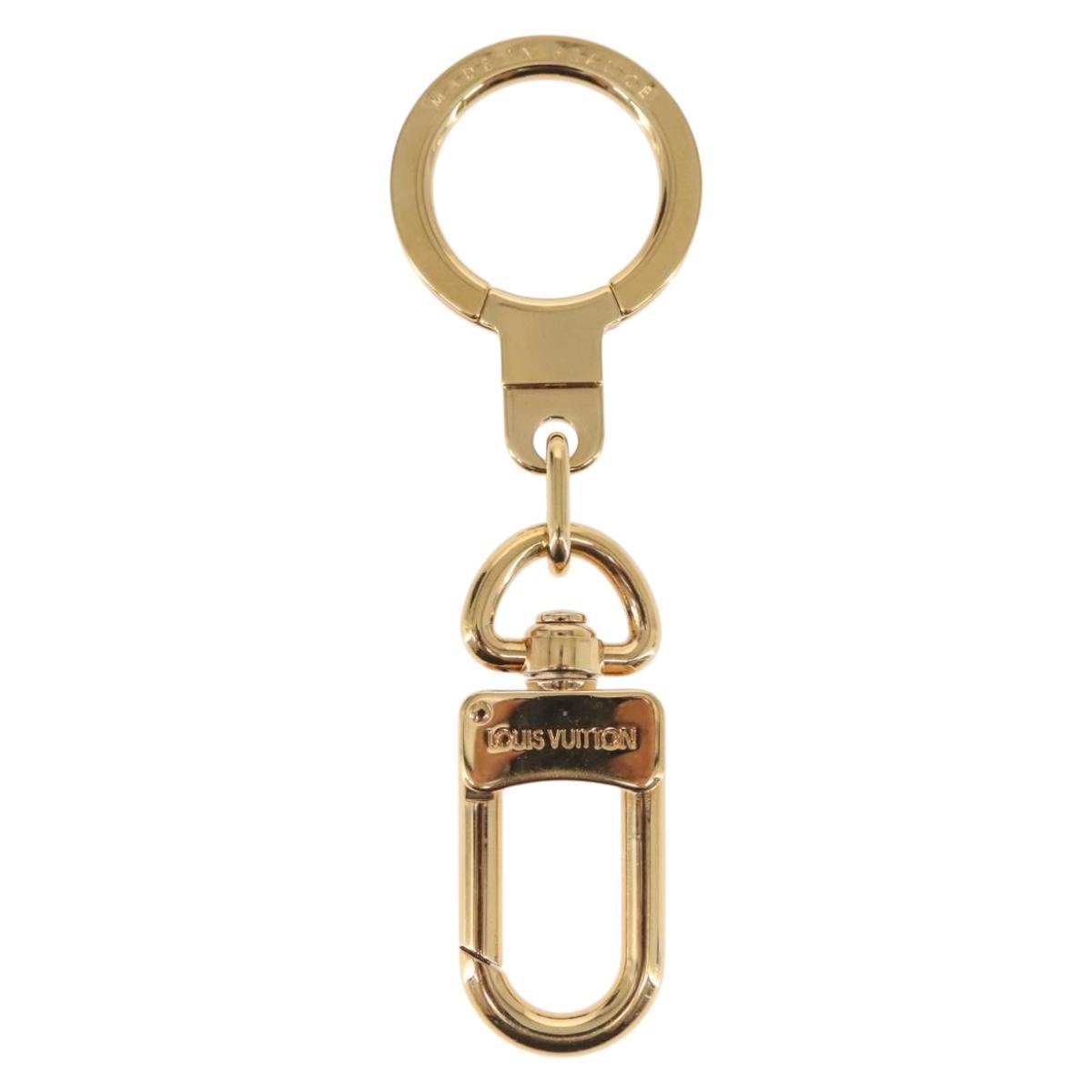 LOUIS VUITTON Anneau Cles Key Holder metal Gold Tone M62694 LV Auth 143887