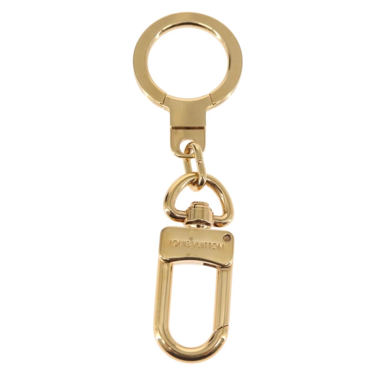 LOUIS VUITTON Anneau Cles Key Holder metal Gold Tone M62694 LV Auth 143887