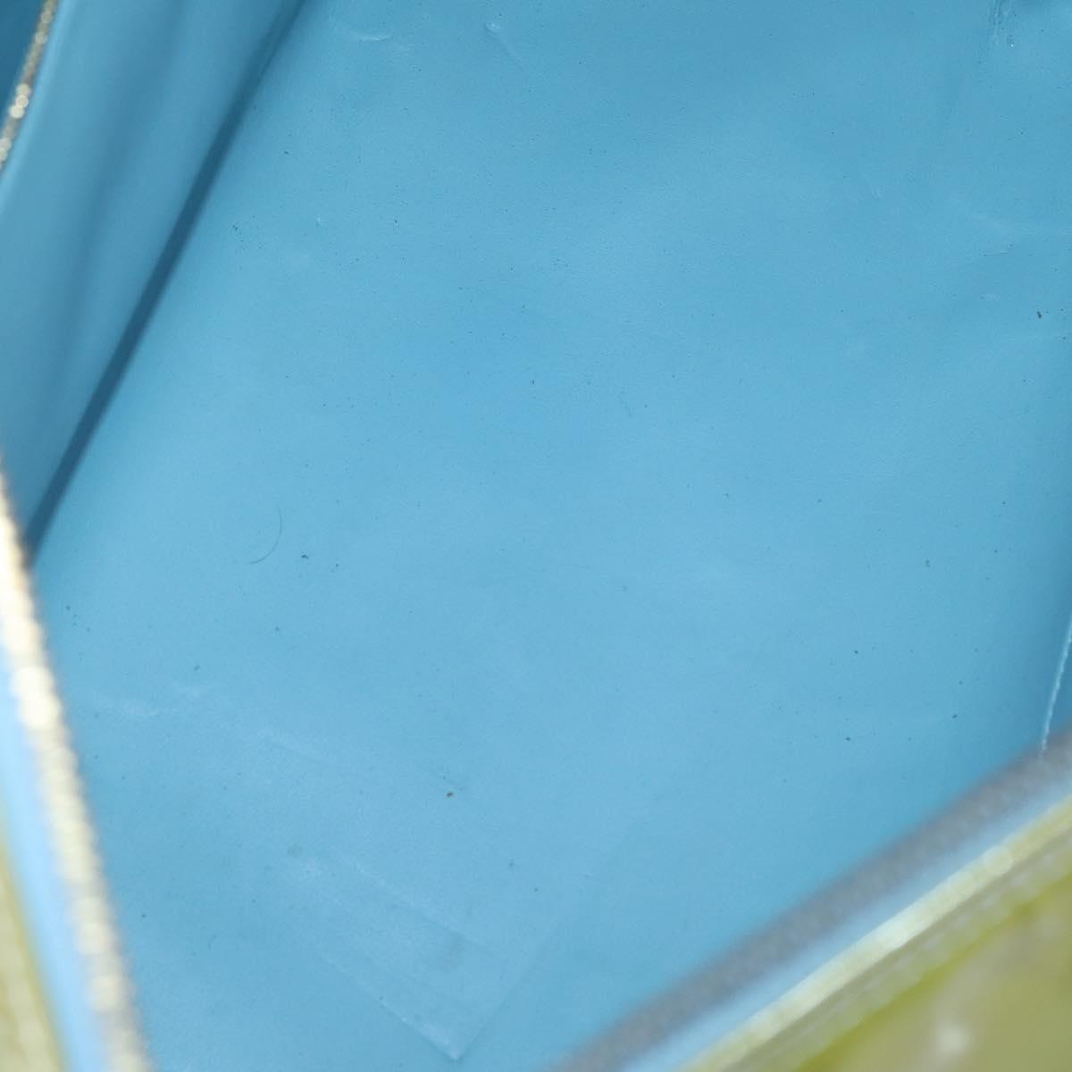 LOUIS VUITTON Monogram Vernis Mercer Boston Bag Baby Blue M91001 LV Auth 143900