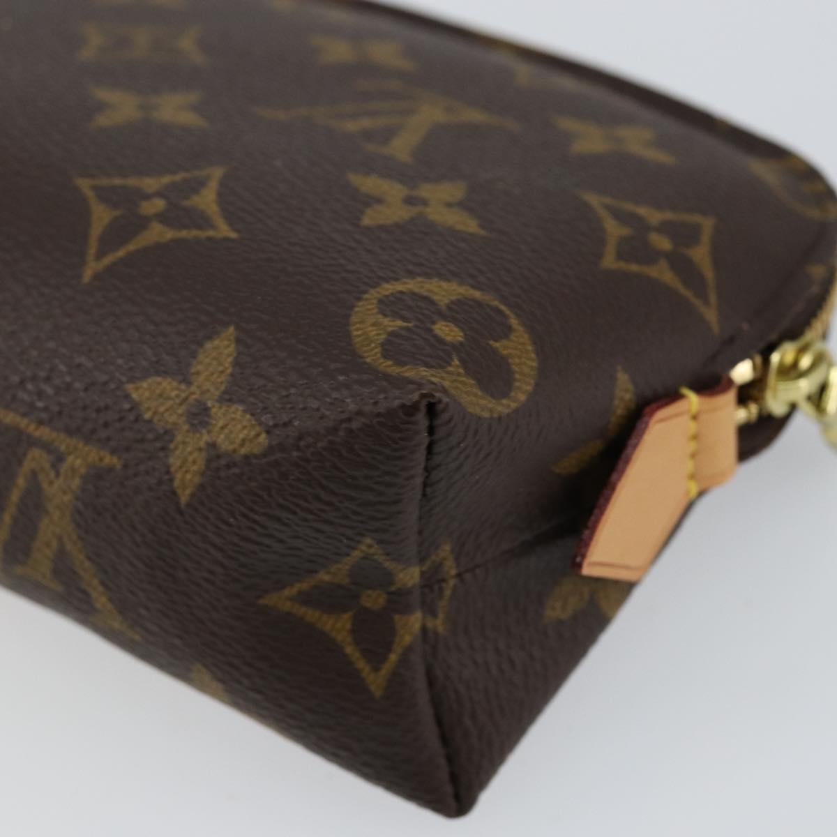LOUIS VUITTON Monogram Pochette Cosmetic PM Pouch M43998 LV Auth 143908