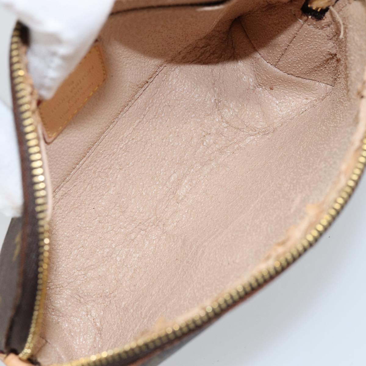 LOUIS VUITTON Monogram Pochette Cosmetic PM Pouch M43998 LV Auth 143908