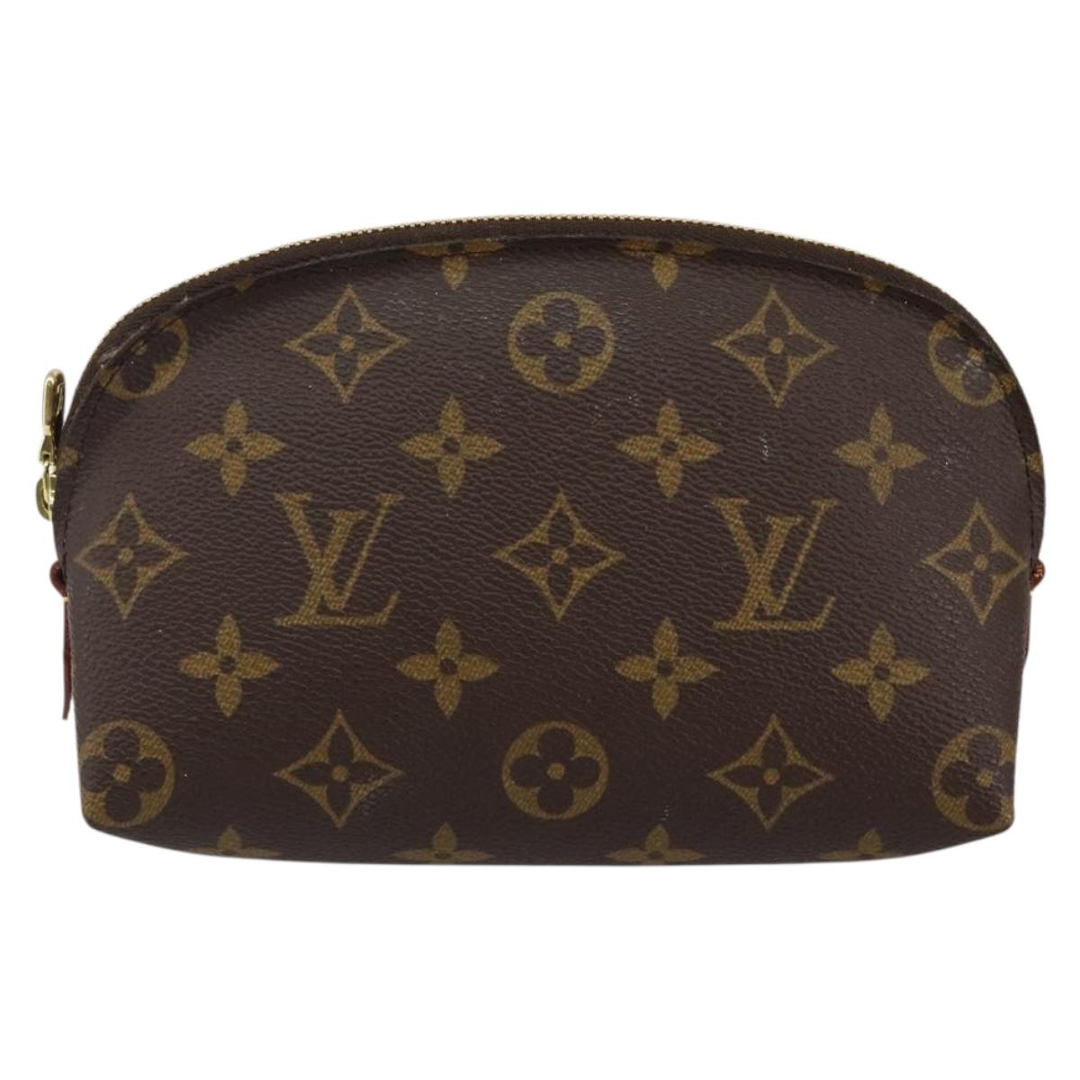 LOUIS VUITTON Monogram Pochette Cosmetic PM Pouch M43998 LV Auth 143908