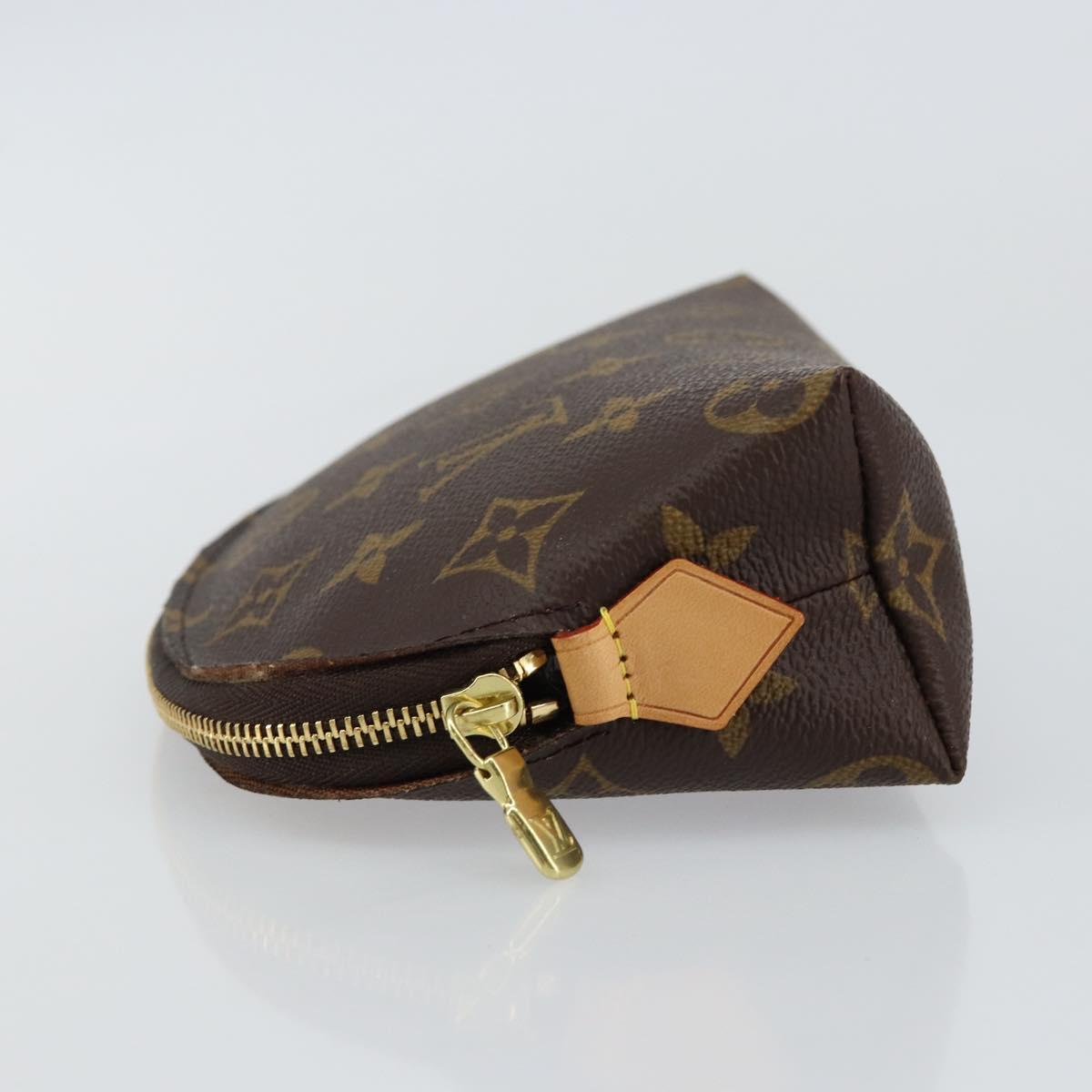 LOUIS VUITTON Monogram Pochette Cosmetic PM Pouch M43998 LV Auth 143908