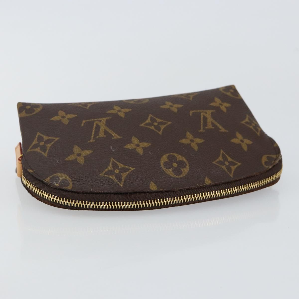 LOUIS VUITTON Monogram Pochette Cosmetic PM Pouch M43998 LV Auth 143908