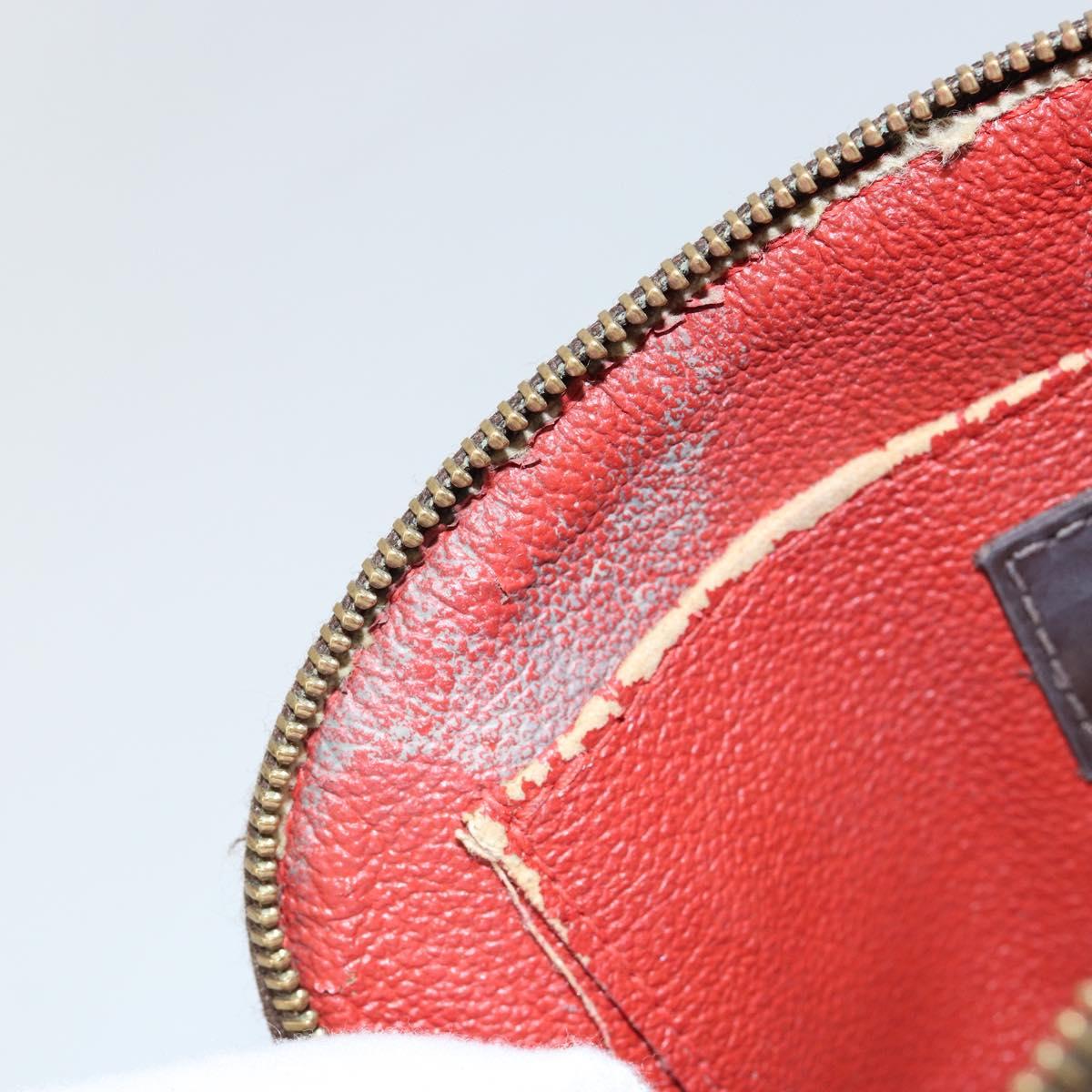 LOUIS VUITTON Damier Ebene Pochette Cosmetic PM Pouch N47516 LV Auth 143909