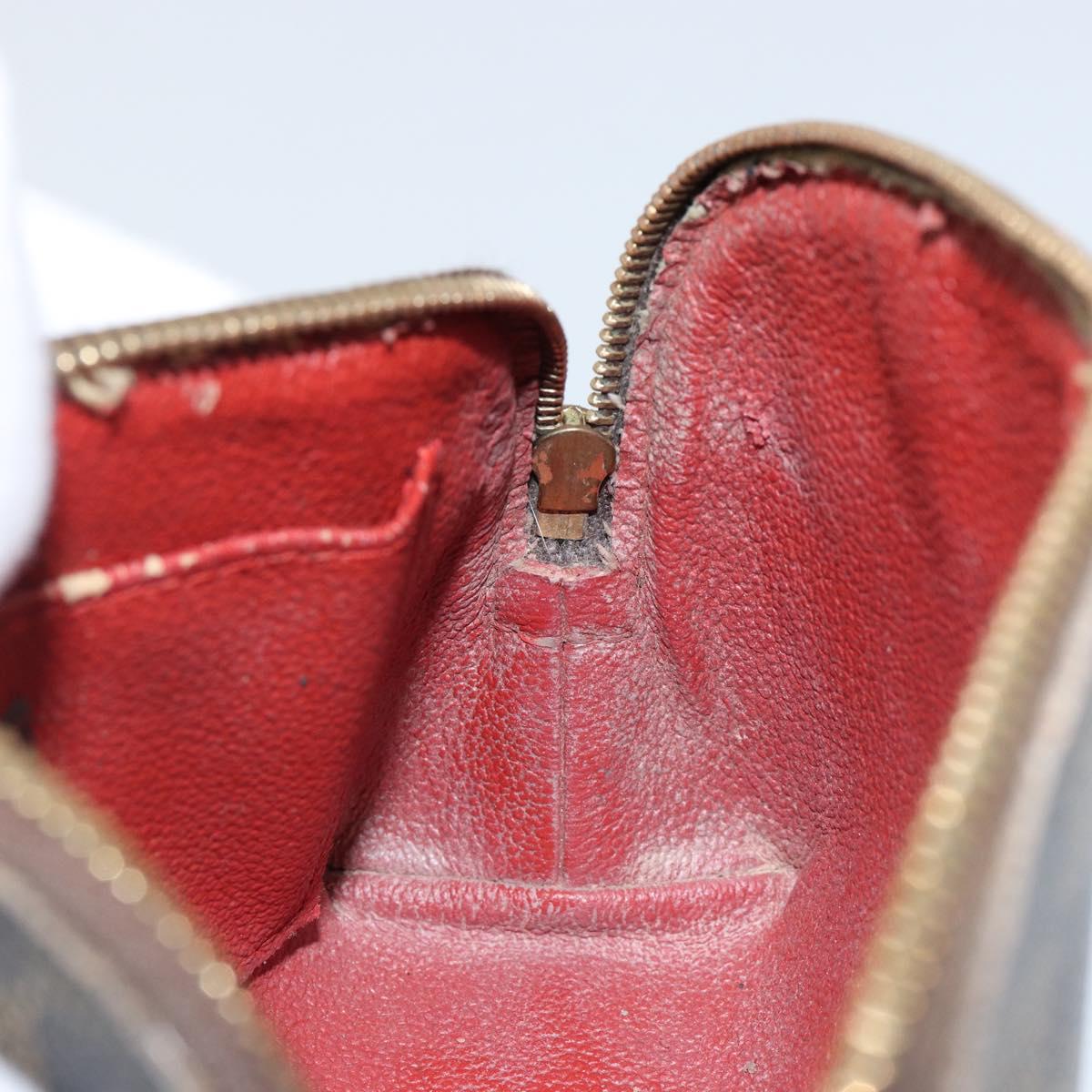 LOUIS VUITTON Damier Ebene Pochette Cosmetic PM Pouch N47516 LV Auth 143909