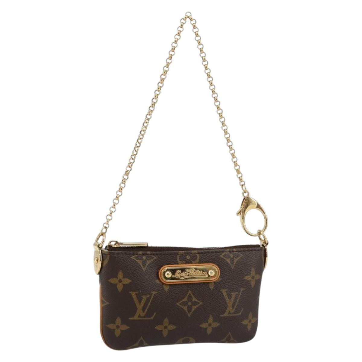 LOUIS VUITTON Monogram Pochette Mira PM Accessory Pouch M60095 LV Auth 143910V