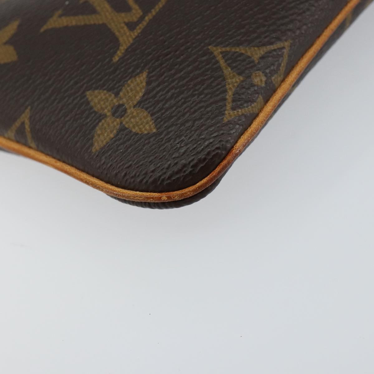 LOUIS VUITTON Monogram Pochette Mira PM Accessory Pouch M60095 LV Auth 143910V