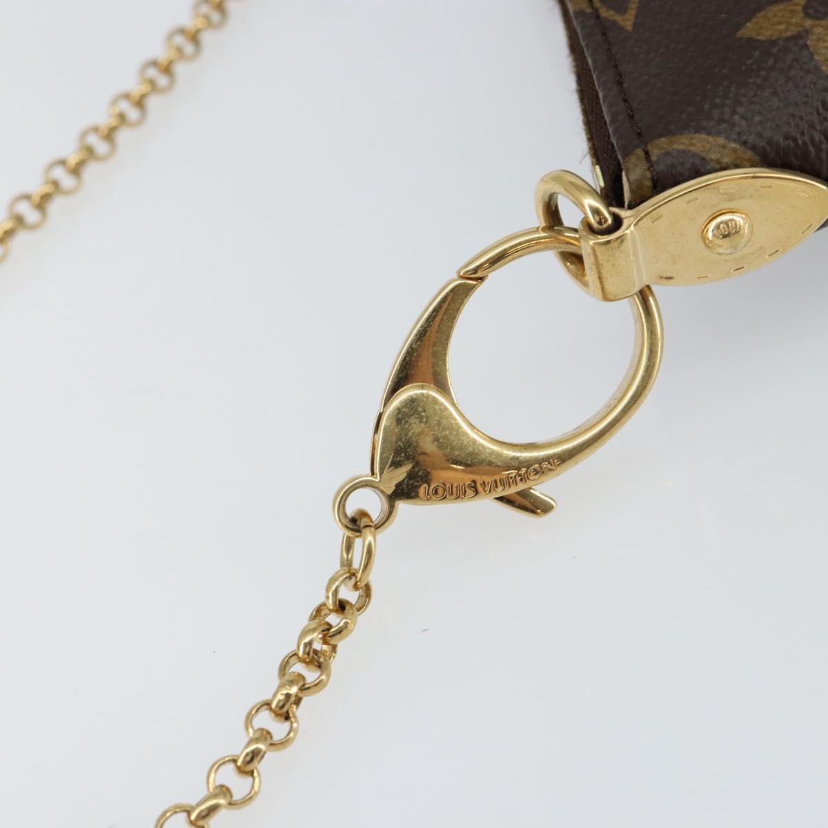 LOUIS VUITTON Monogram Pochette Mira PM Accessory Pouch M60095 LV Auth 143910V