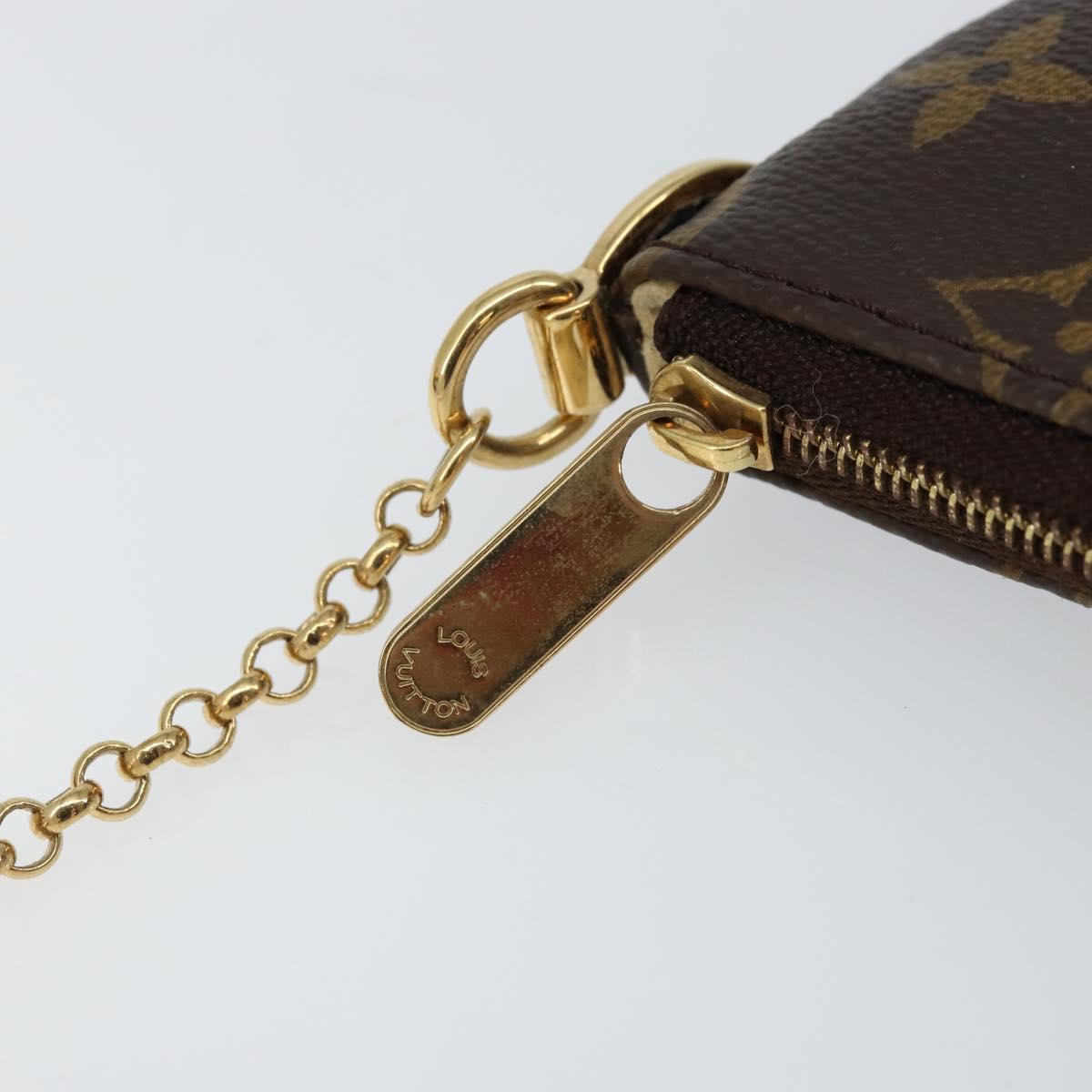 LOUIS VUITTON Monogram Pochette Mira PM Accessory Pouch M60095 LV Auth 143910V